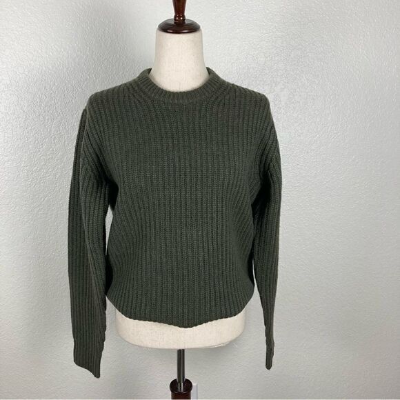 Taylor Stitch Taylor Stitch The Wharf Sweater 100% Merino wool Dark Olive Size US S / EU 44-46 / 1 - 7 Thumbnail