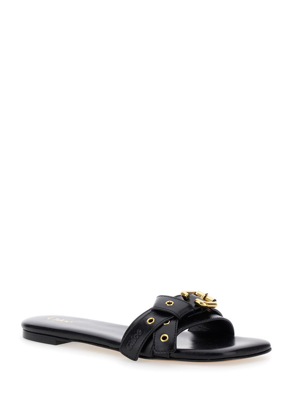 Chloe o1loc1c10226 Mae Sandals in Black Size US 10 / IT 40 - 2 Thumbnail