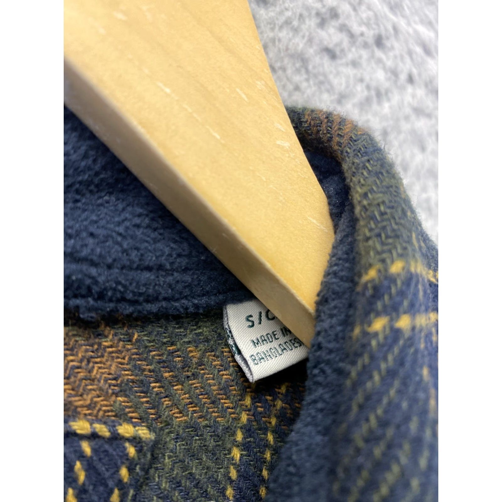 Orvis VINTAGE Orvis Jacket Shirt Mens Small Brown Navy Shacket Button Work Pockets /161-24 Size US S / EU 44-46 / 1 - 6 Thumbnail