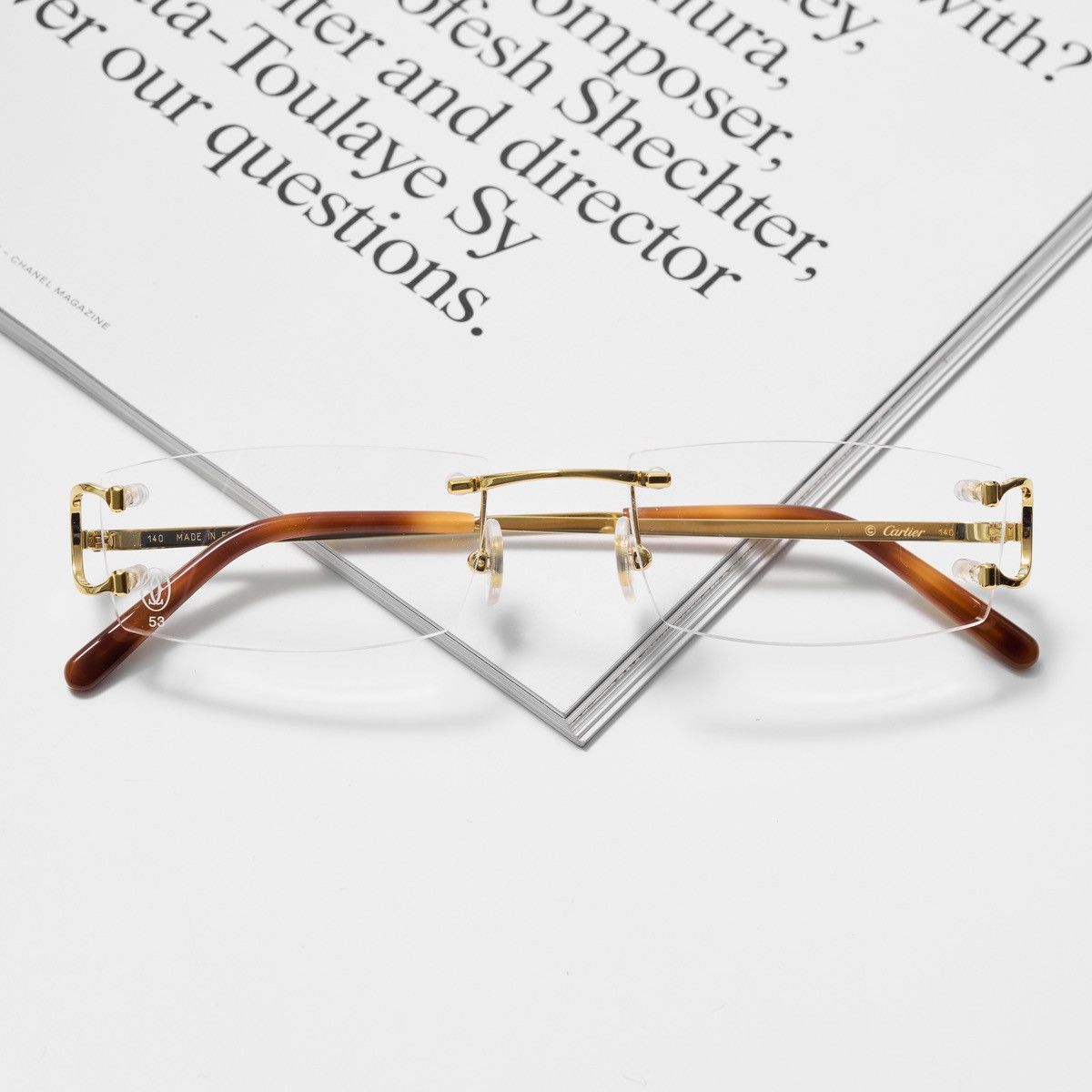 Cartier CARTIER CT0092O 001 GLASSES Size ONE SIZE - 5 Thumbnail