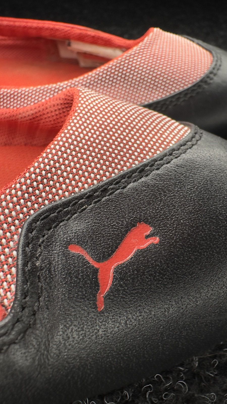 Ferrari × Puma Puma Ferrari Archive Black Red Ballet Flats Shoes Sneakers Size US 8 / IT 38 - 7 Thumbnail