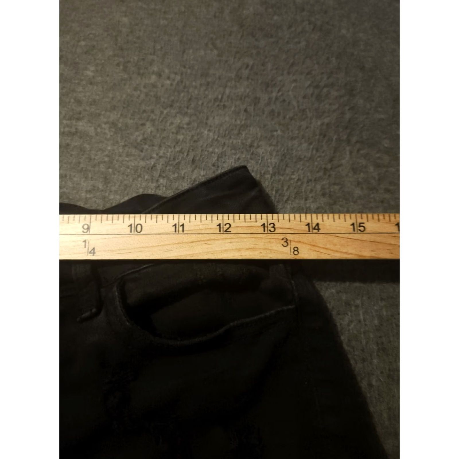 Vintage KanCan High Rise Distressed Cutoff Shorts Black 7/27 Juniors Raw Hem Preppy Size 28" / US 6 / IT 42 - 3 Thumbnail