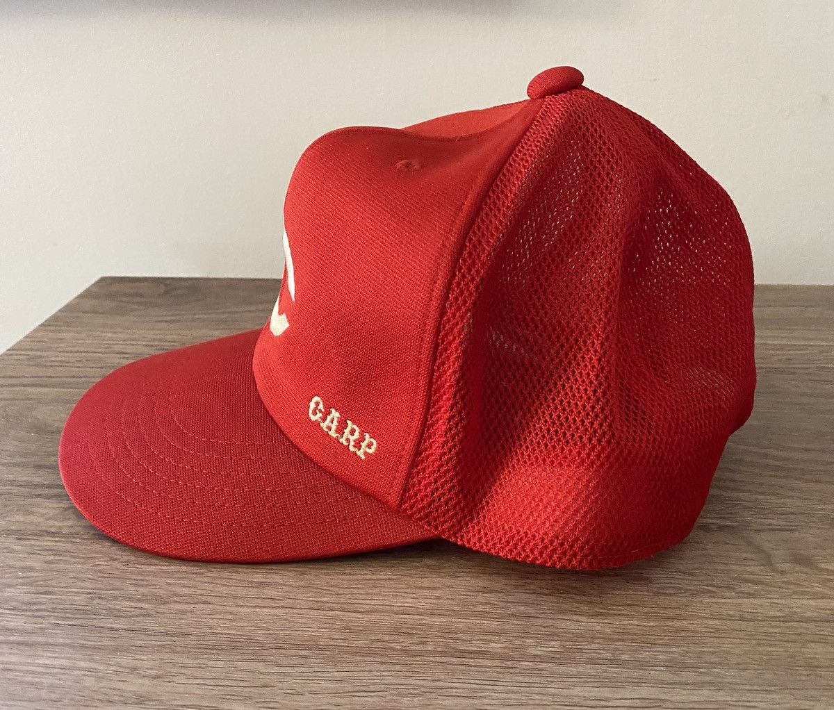 Japanese Brand Vintage Hiroshima Carp Japan Baseball Trucker Strapback Hat Size ONE SIZE - 6 Thumbnail