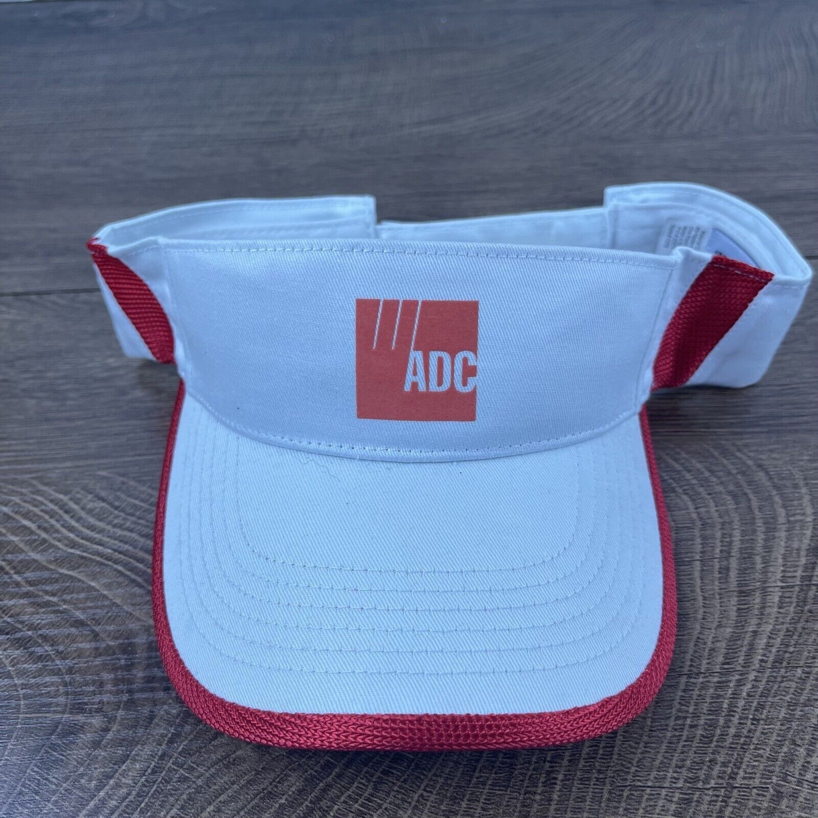 Other ADC W Visor Hat White ADC Cap Hat Adjustable Hat ADC White A Size ONE SIZE - 1 Thumbnail