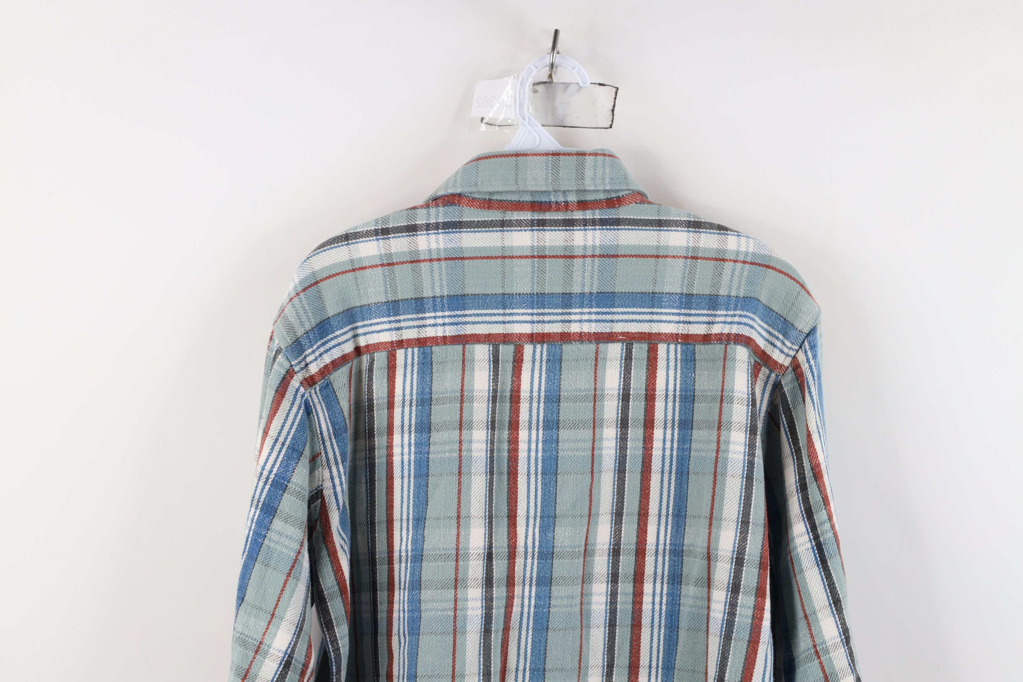 Vintage Vintage 90s Streetwear Heavyweight Flannel Button Shirt Size US M / EU 48-50 / 2 - 11 Thumbnail