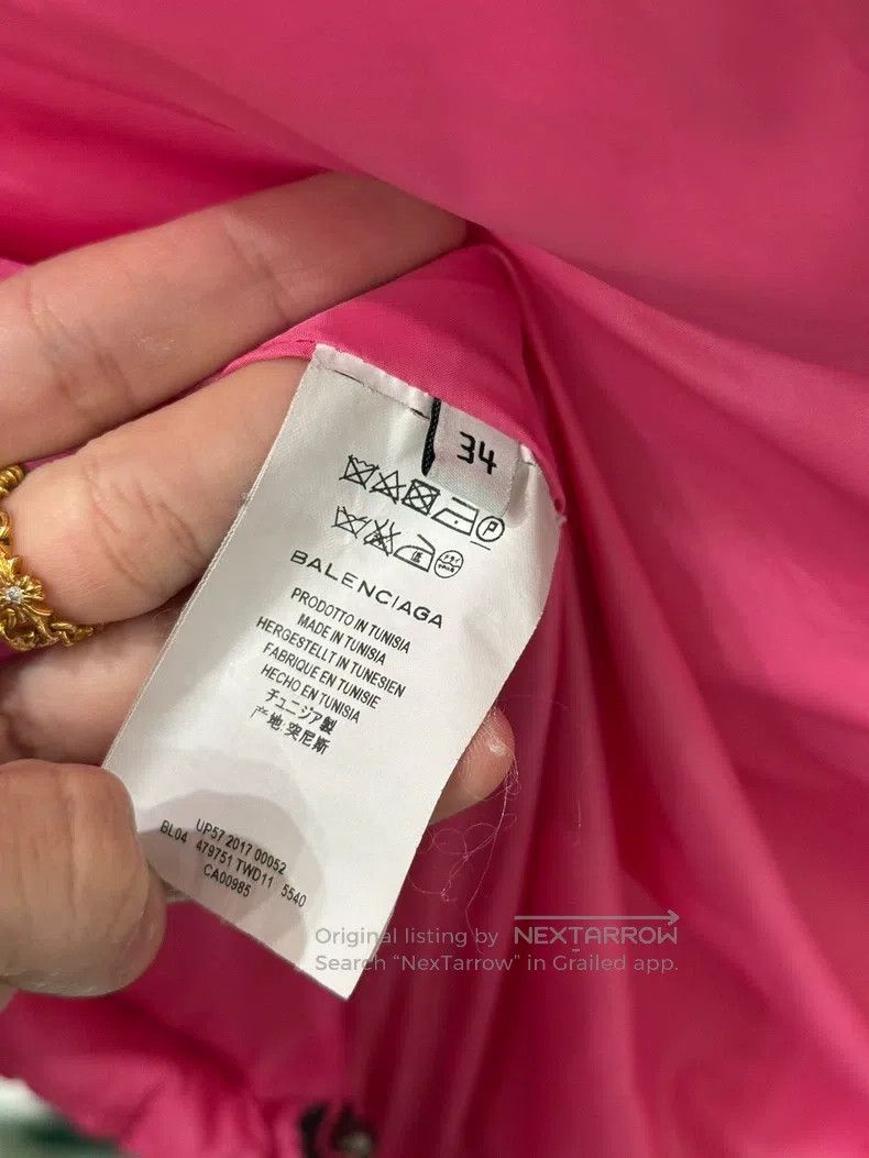 Balenciaga Balenciaga Pink Puffer Jacket Size XXS / US 00 / IT 34 - 5 Thumbnail