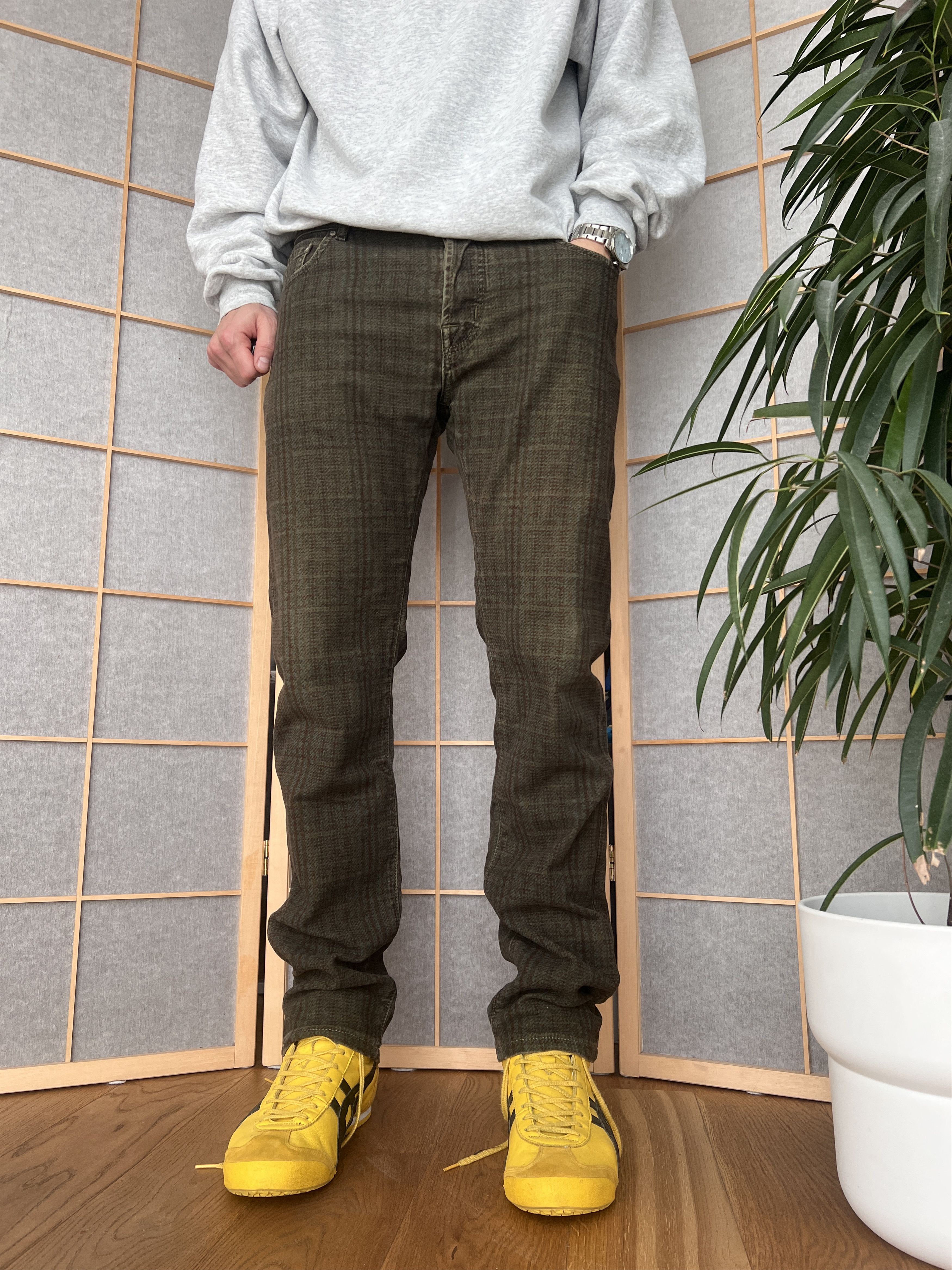 Jacob Cohen Jacob Cohën Handmade designer pants striped plaid checked Size US 35 - 3 Thumbnail