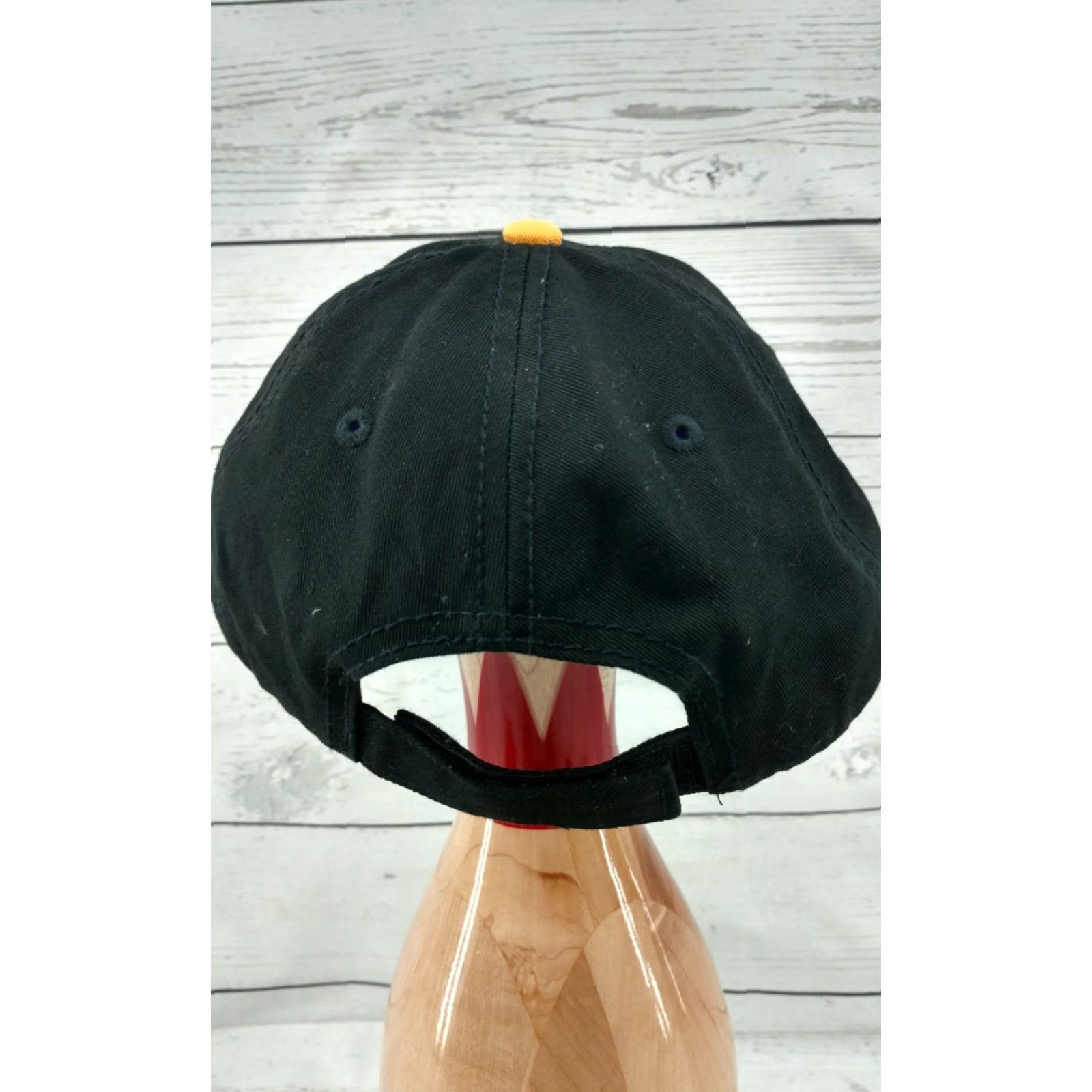Vintage Cabela's Angler Cash Hat Cap Hunting Fishing Adjustable Black Yellow Cap Baseball Cap Mens Adjustable Strapback Black Yellow Fishing G15 Size ONE SIZE - 5 Thumbnail