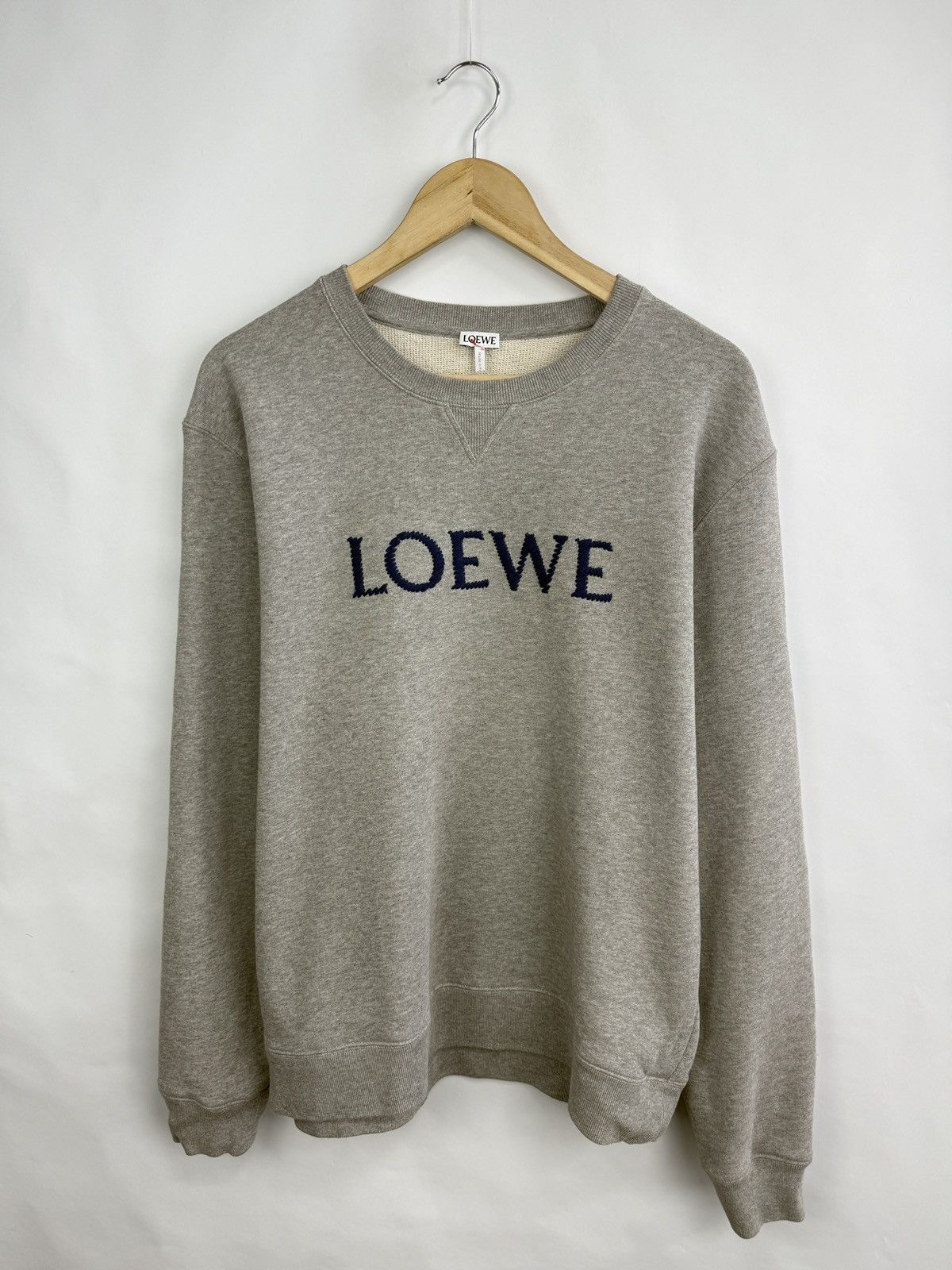 Loewe Loewe Luxury Sweatshirt Embroidered Logo Made in Portugal Size US XL / EU 56 / 4 - 3 Thumbnail