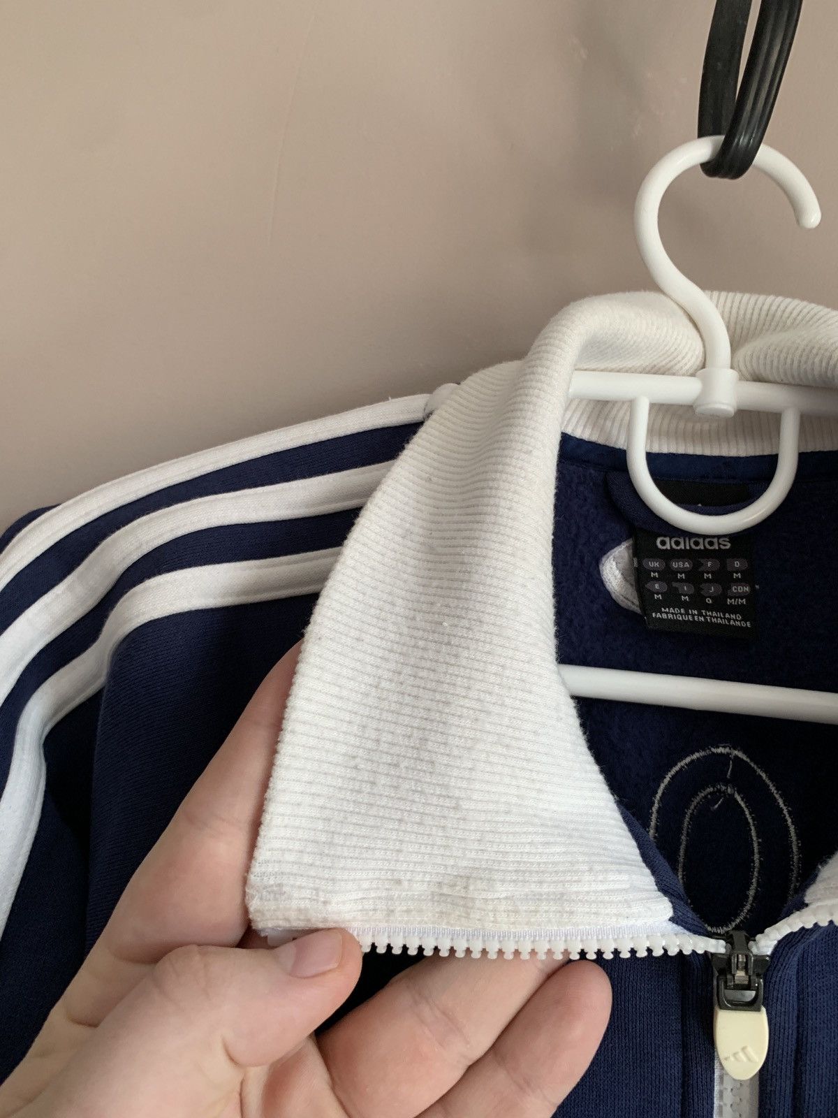 Adidas British and Irish Lions Vintage Rugby Zip Jacket Adidas Sz M Size US M / EU 48-50 / 2 - 5 Thumbnail