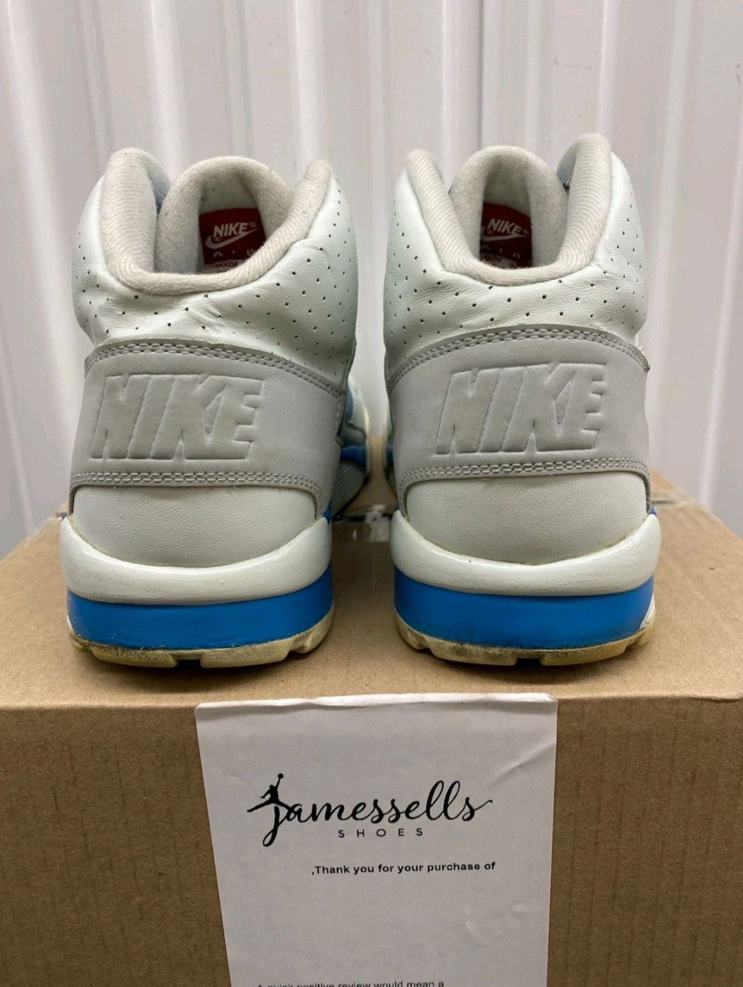 Nike Nike Air Trainer SC High Bo Jackson Barely Grey Blue Orbit Size US 10.5 / EU 43-44 - 5 Thumbnail