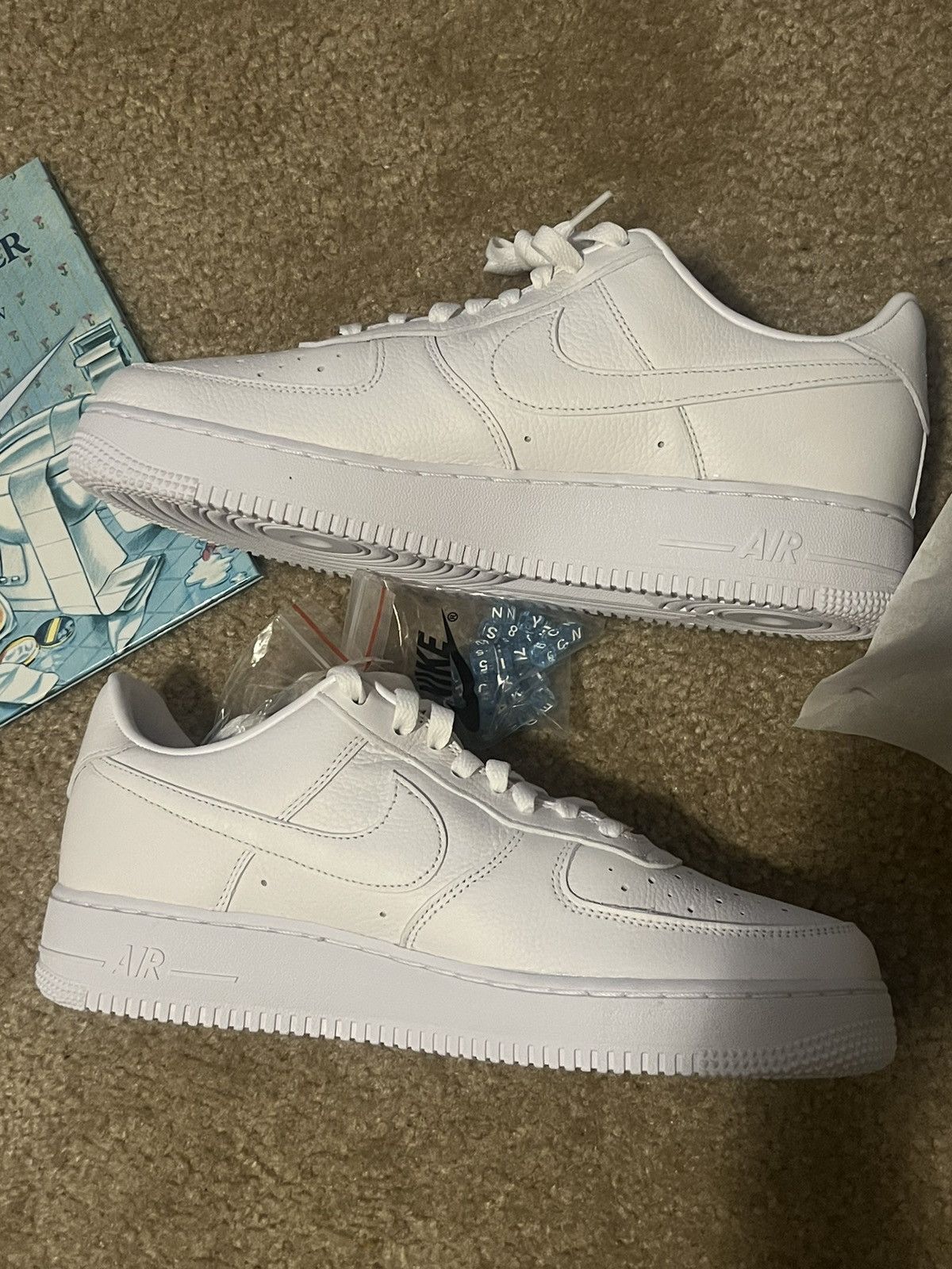 Nike Air Force One “love you forever” Size US 11 / EU 44 - 2 Thumbnail