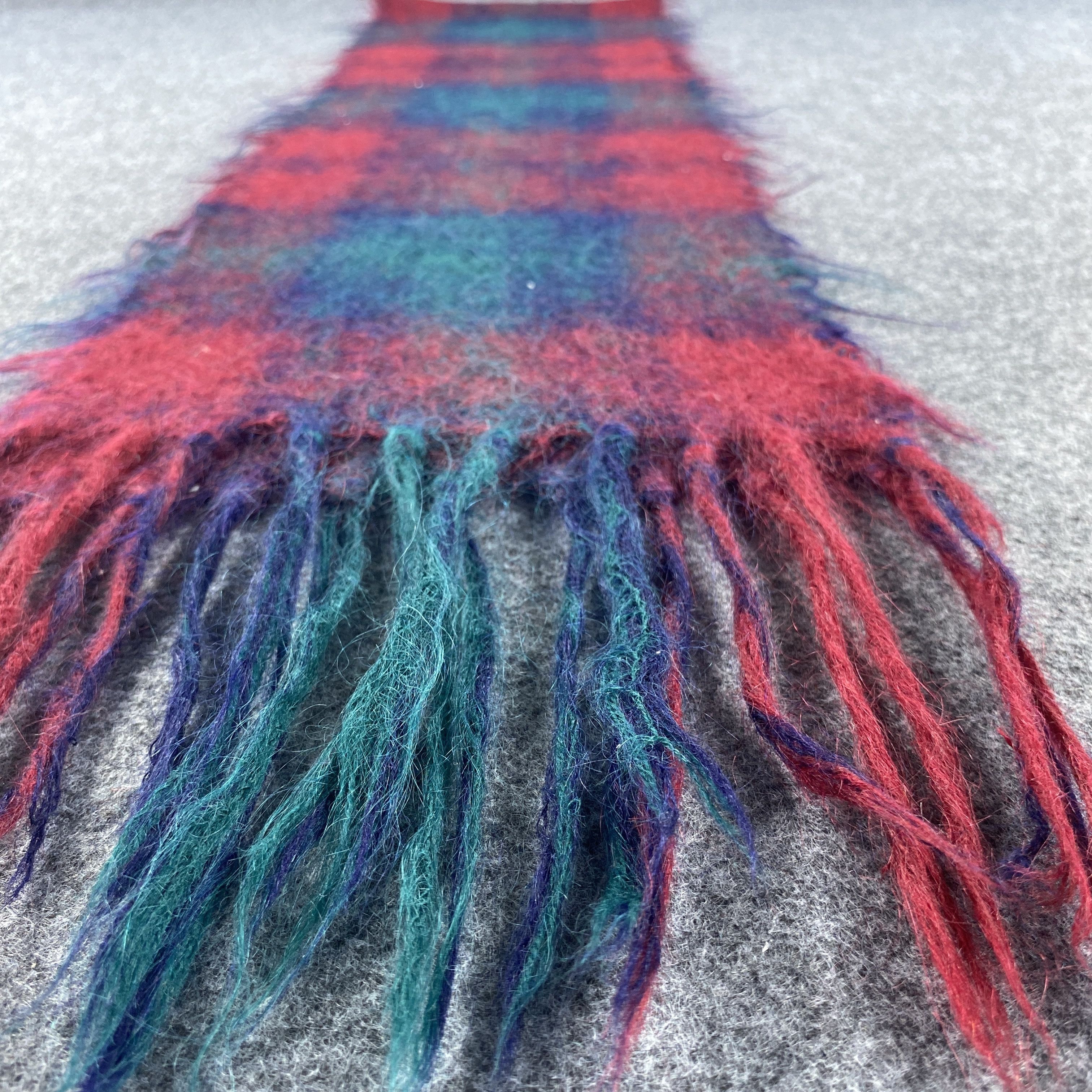 Vintage ROYAL SCOT MOHAIR Scarf # Muffler # Neckwear # D483 Size ONE SIZE - 6 Thumbnail