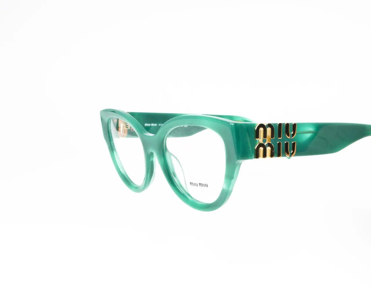 Miu Miu Miu Miu VMU01V 15H-1O1 Eyeglasses Frame Size ONE SIZE - 3 Thumbnail