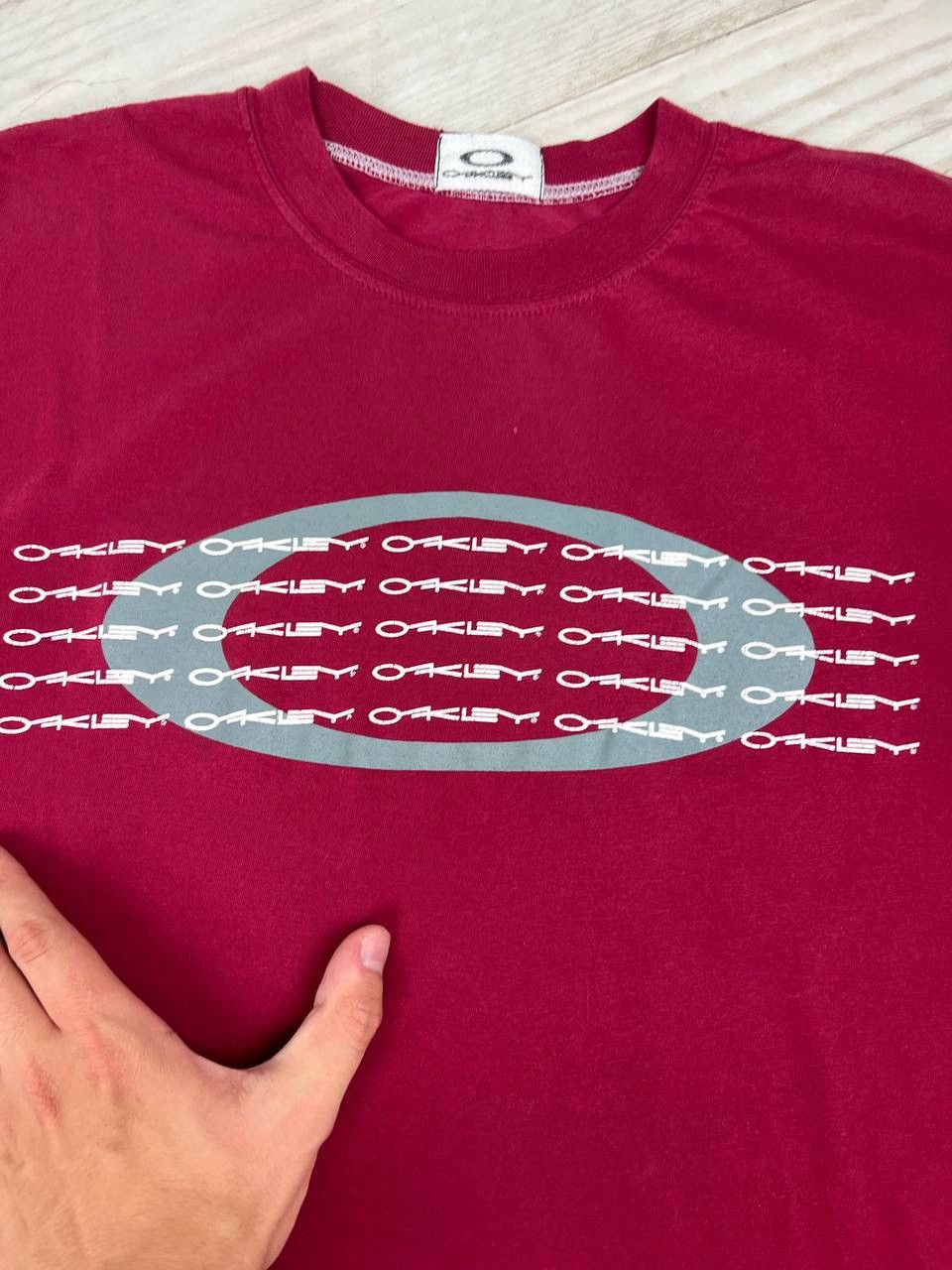 Oakley Vintage Oakley Big Logo T Shirt 90s Size US M / EU 48-50 / 2 - 4 Thumbnail