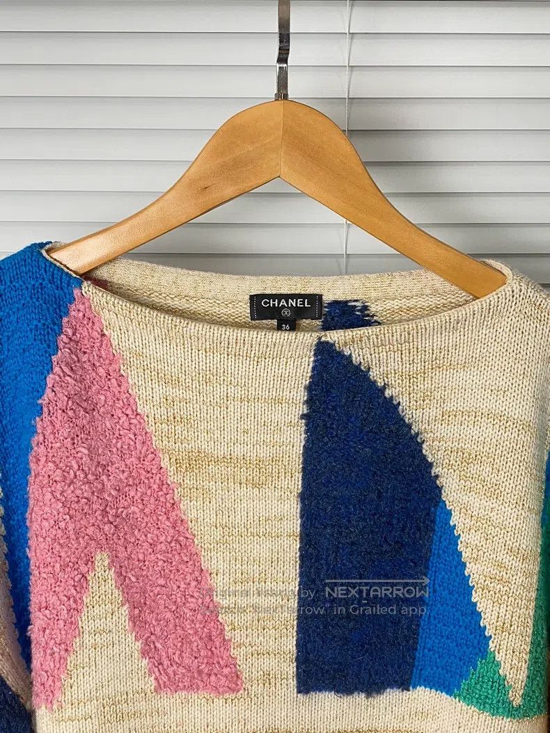 Chanel Chanel Egyptian series colour-block knitted sweater Size XS / US 0-2 / IT 36-38 - 4 Thumbnail