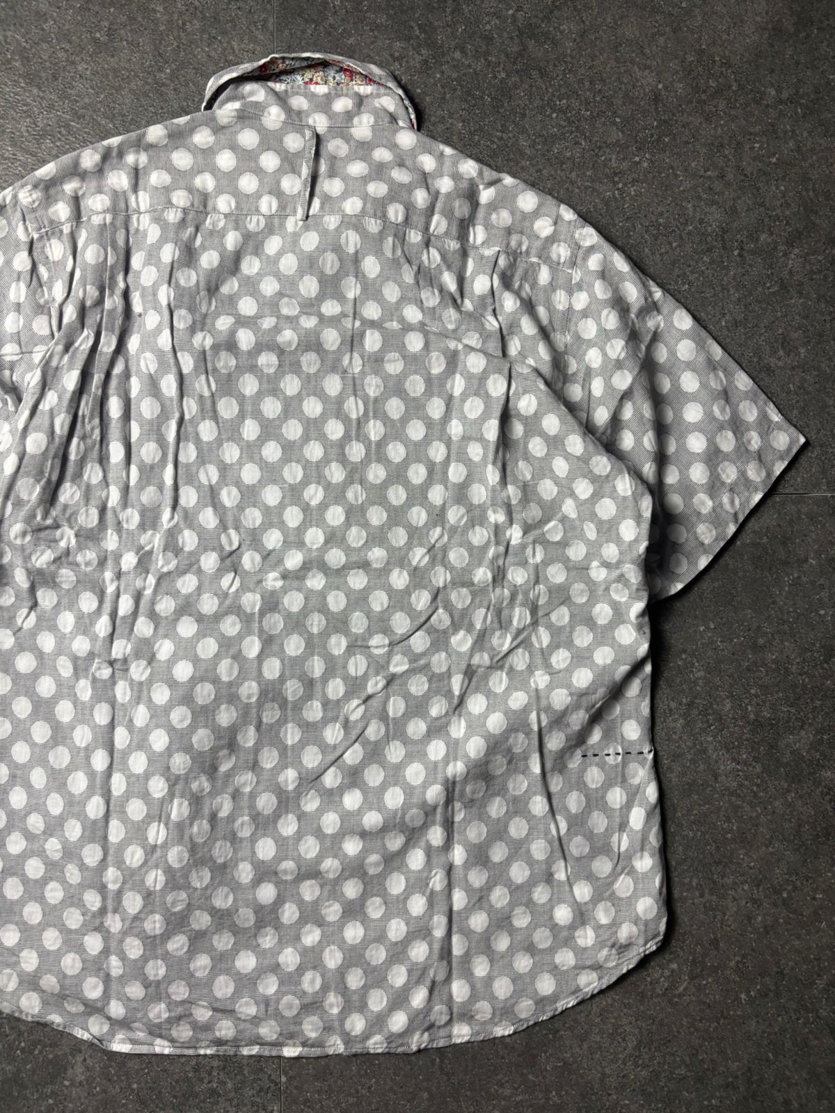 Japanese Brand RARE 2000s Jipijapa Japan Polkadot Cut & Sew Button-Up Shirt Size US M / EU 48-50 / 2 - 11 Thumbnail