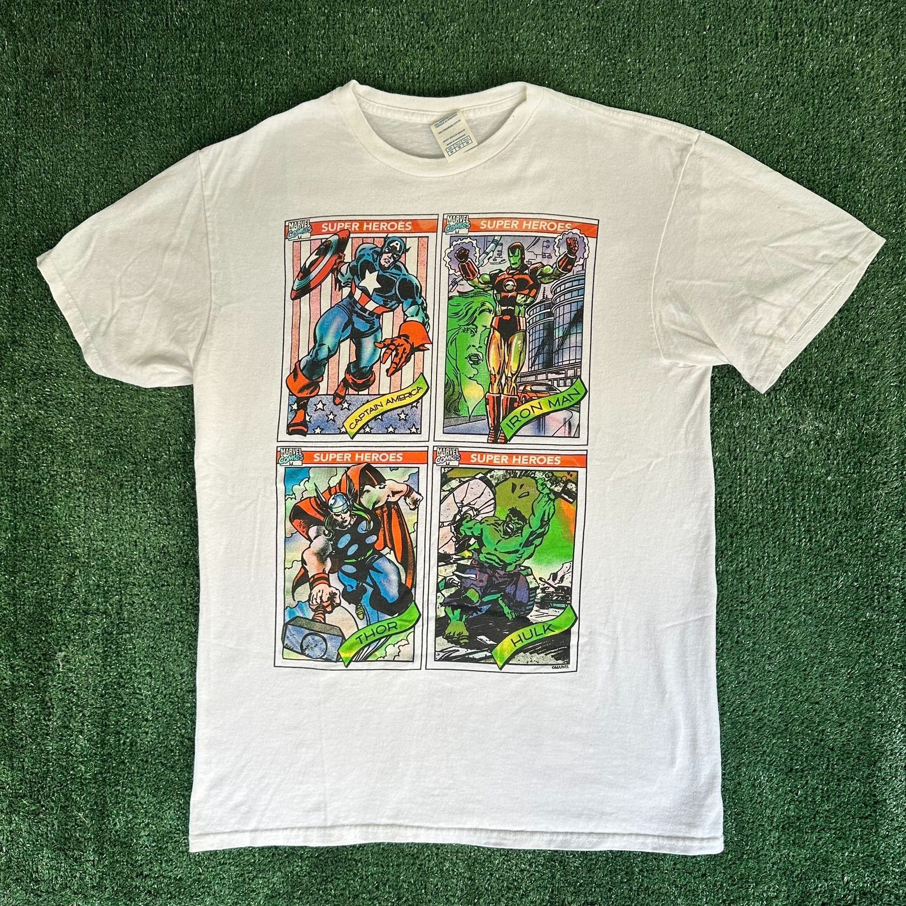 Marvel Comics Vintage Y2K Marvel Avengers T-Shirt Superhero Film Comic Tee Size US M / EU 48-50 / 2 - 1 Thumbnail