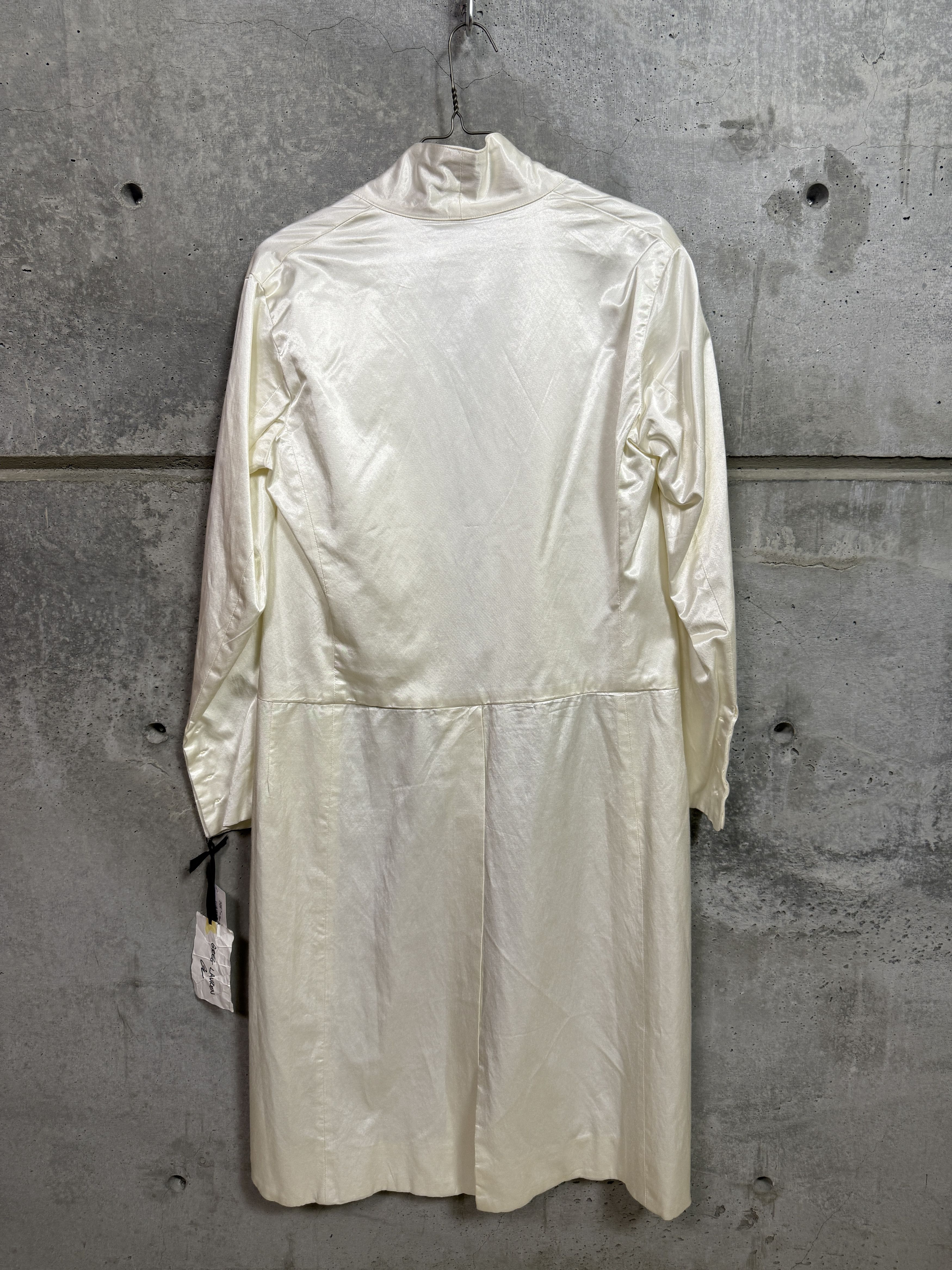 Greg Lauren Greg Lauren Ivory Satin Tails Coat Size US M / EU 48-50 / 2 - 2 Thumbnail
