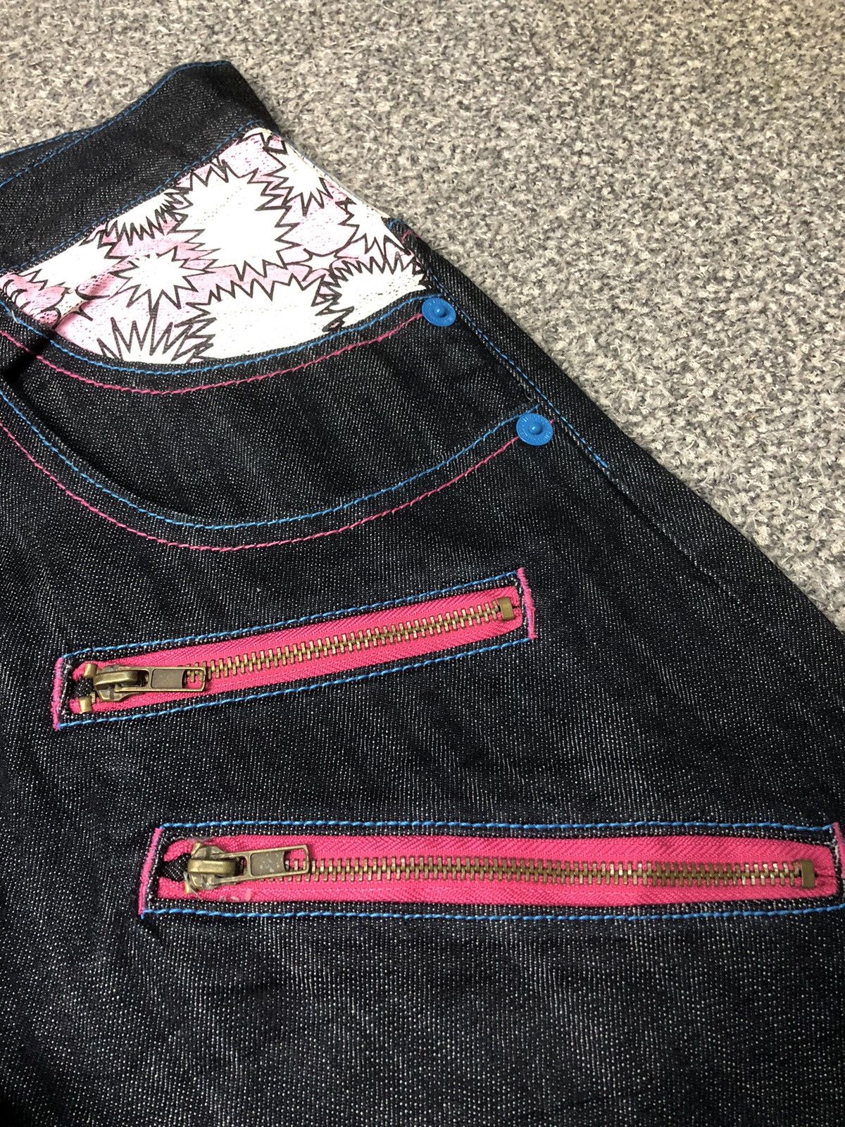 Hysteric Glamour × Japanese Brand × Vintage Japanese Brands Hysteric Glamour Style Double Zipper Jeans Size US 30 / EU 46 - 7 Thumbnail
