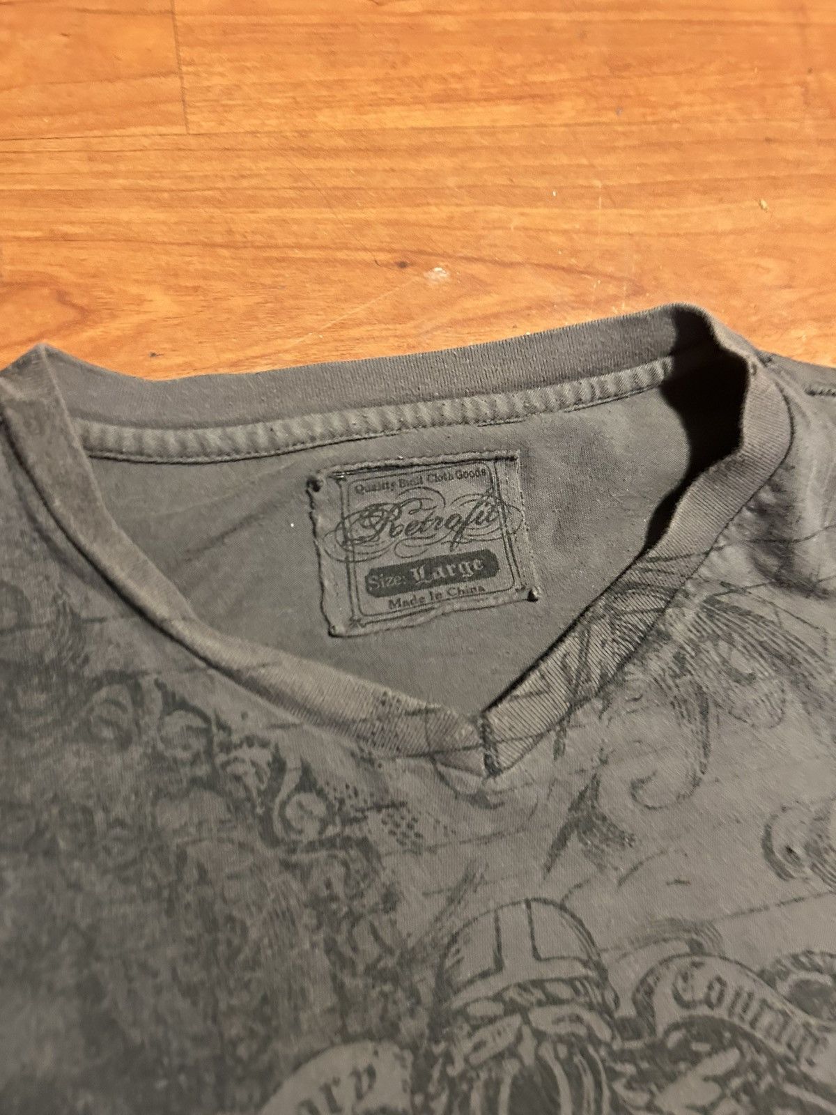Other Poetrofic Graphic Tee Vintage Wash Black (Fits M-L) Size US L / EU 52-54 / 3 - 3 Thumbnail