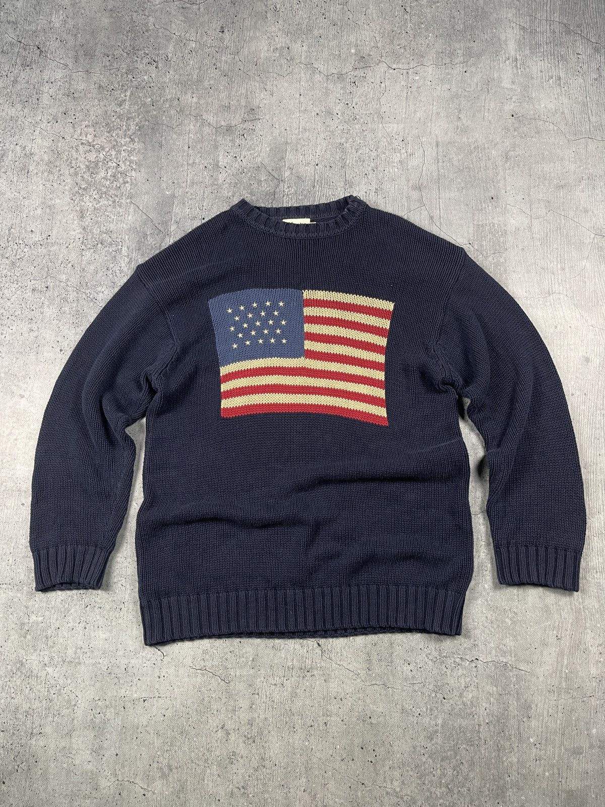 Polo Ralph Lauren × Vintage Vintage big logo USA SWEATER Polo Ralph style Size US L / EU 52-54 / 3 - 2 Thumbnail