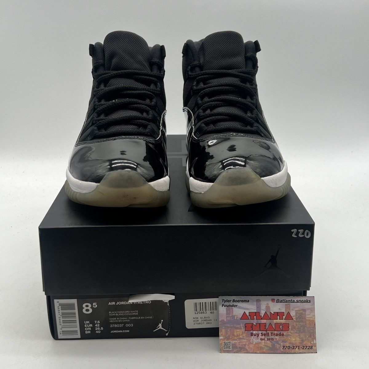 Jordan Brand Air Jordan 11 space jam Size US 8.5 / EU 41-42 - 2 Thumbnail
