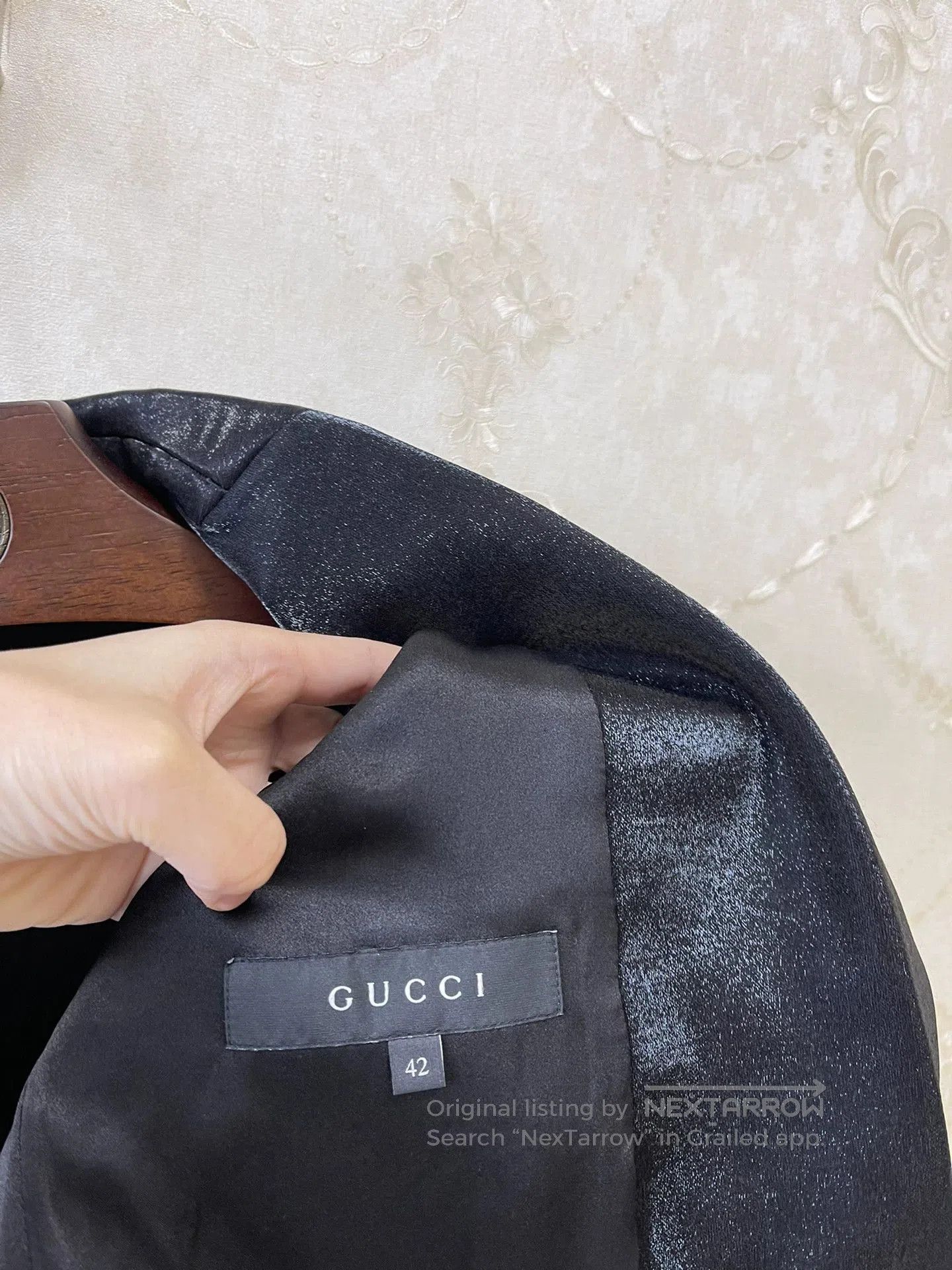 Tom Ford Gucci Tom Ford One-Button Shimmer Blazer. Size M / US 6-8 / IT 42-44 - 5 Thumbnail