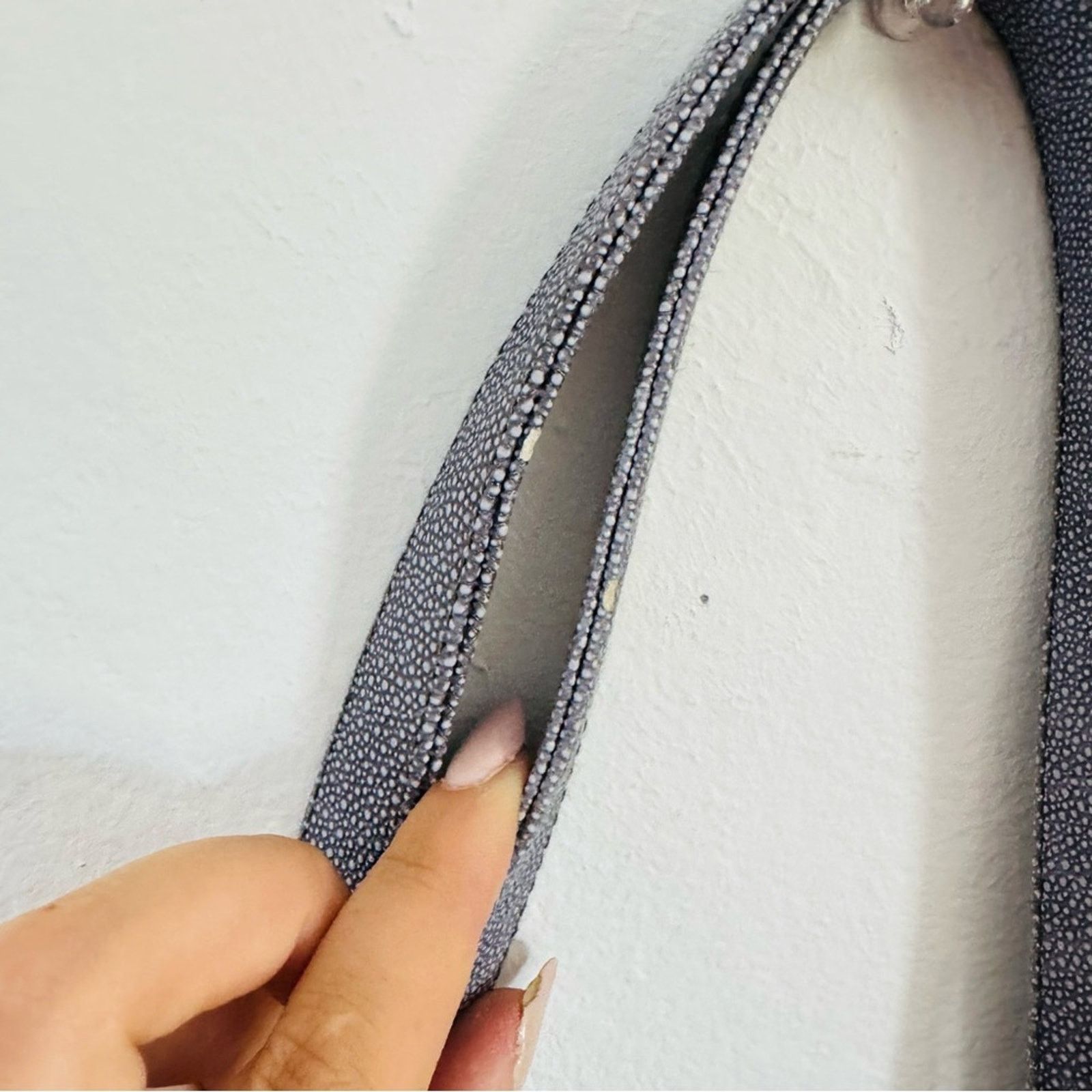 Anthropologie ANTHROPOLOGIE Olive Green Grey Canvas Shoulder Bag Purse Size ONE SIZE - 12 Thumbnail