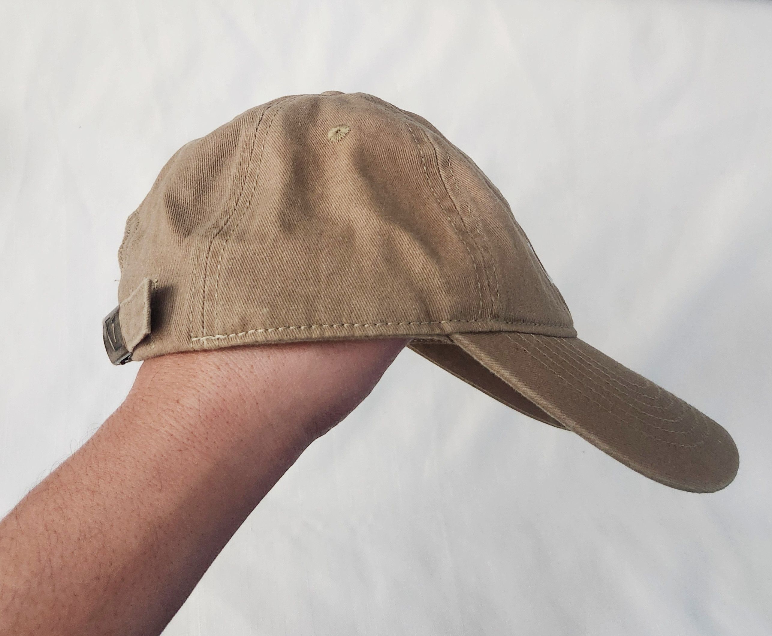 Vuori Vuori Hat Spell Out Cap Khaki Embroidered Dad hat Strapback Size ONE SIZE - 5 Thumbnail