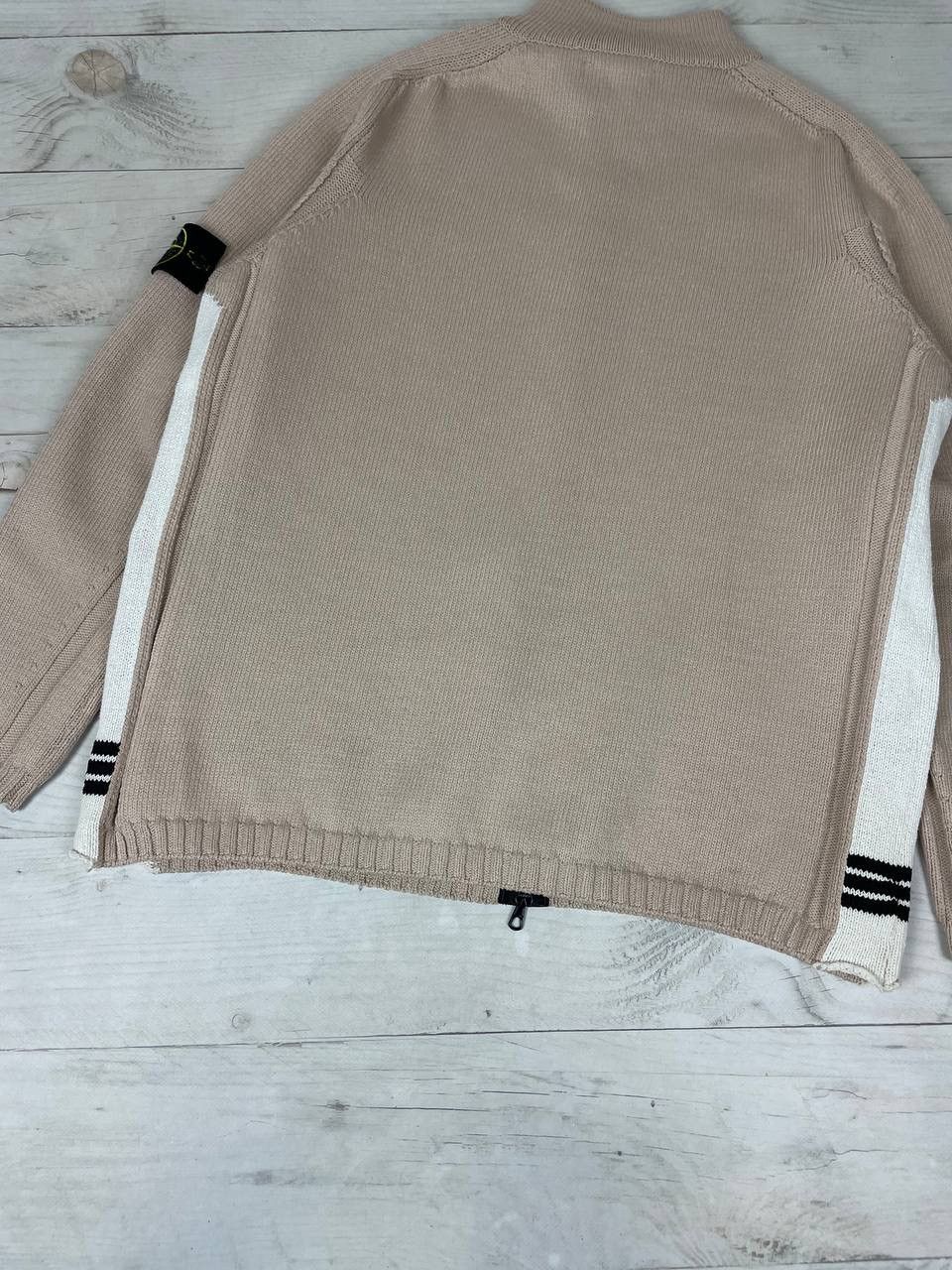 トップス 2003 STONE  DoubleZip Knit Sweat 2003 STONE ISLAND DoubleZip Knit Sweat AW 2003 STONE ISLAND