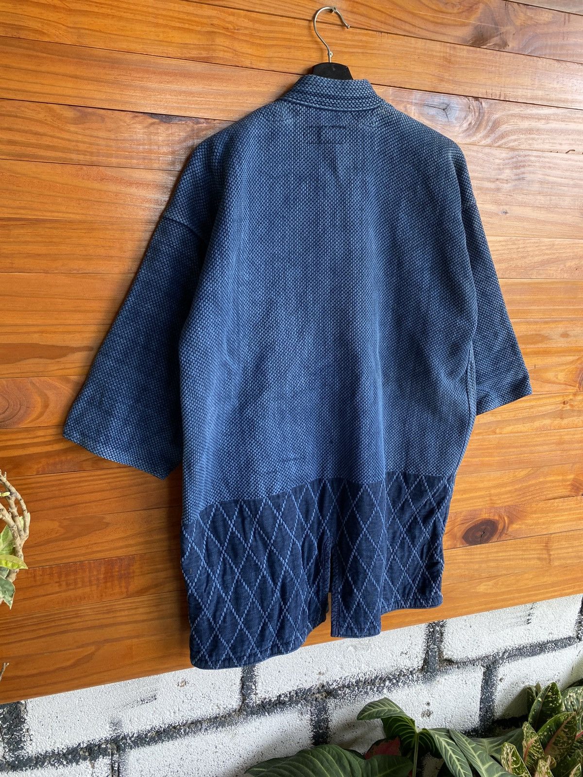 Japanese Brand Vintage Japanese Indigo Sashiko Noragi Jacket – Traditional Size US M / EU 48-50 / 2 - 11 Thumbnail