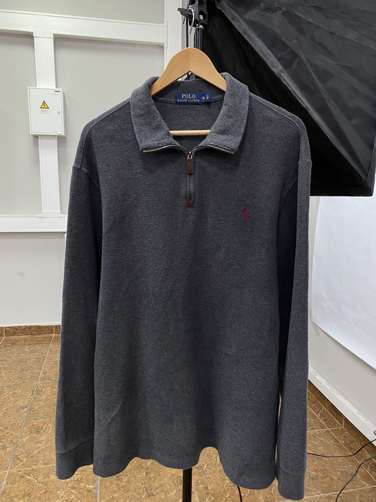 Polo Ralph Lauren Vintage Y2K Ralph Lauren Knitted 1/4 Zip Sweater Size US XL / EU 56 / 4 - 1 Thumbnail