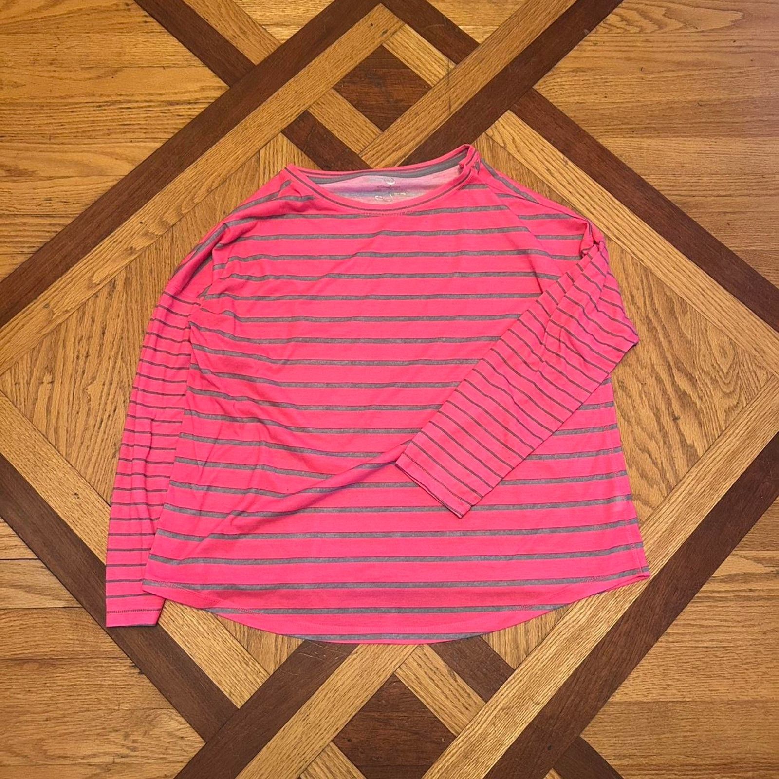 Other (XL) Made for Life Pink Striped Long Sleeve Size XL / US 12-14 / IT 48-50 - 1 Thumbnail