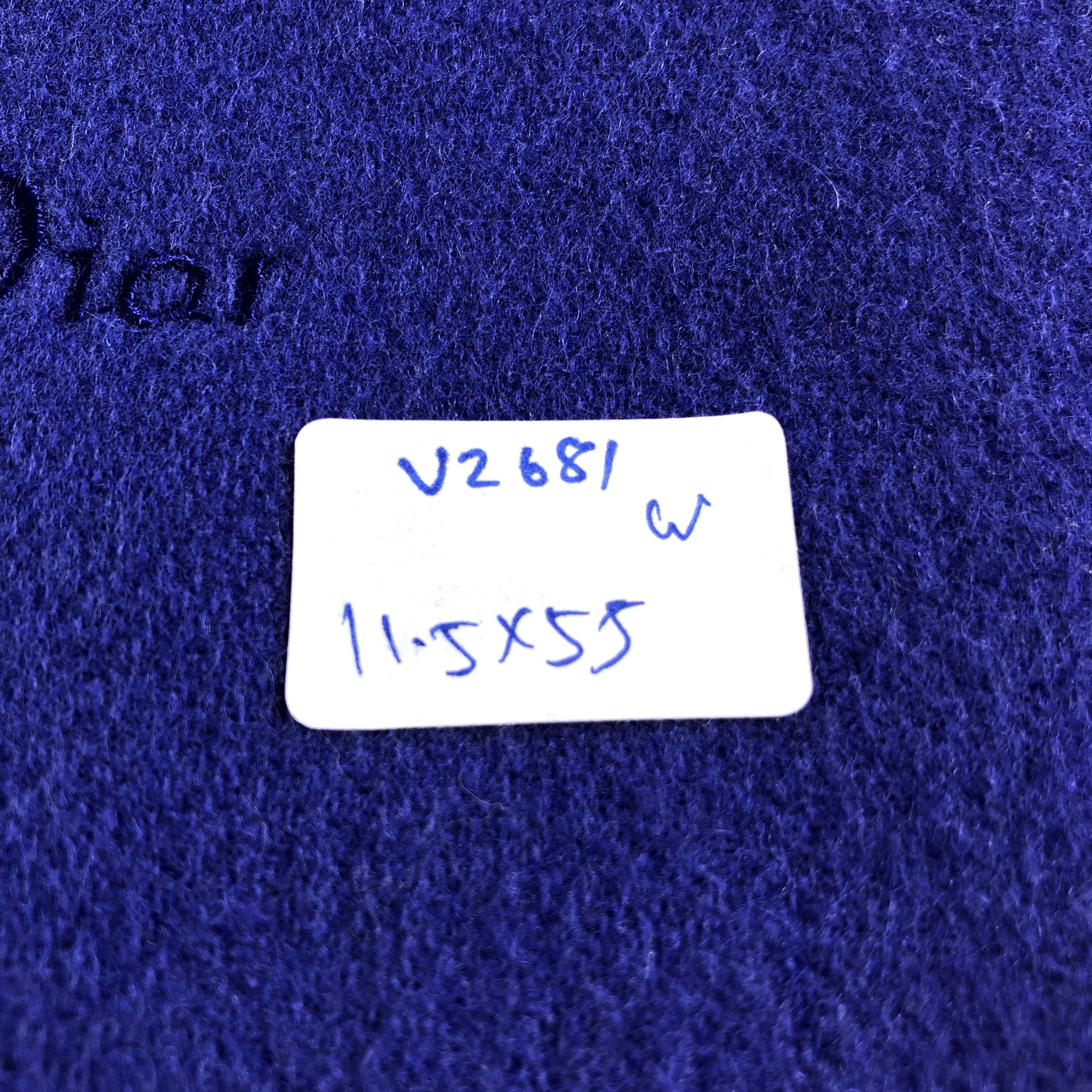 Christian Dior Monsieur Christian Dior Plain Wool Scarf Muffler V2681 Size ONE SIZE - 6 Thumbnail
