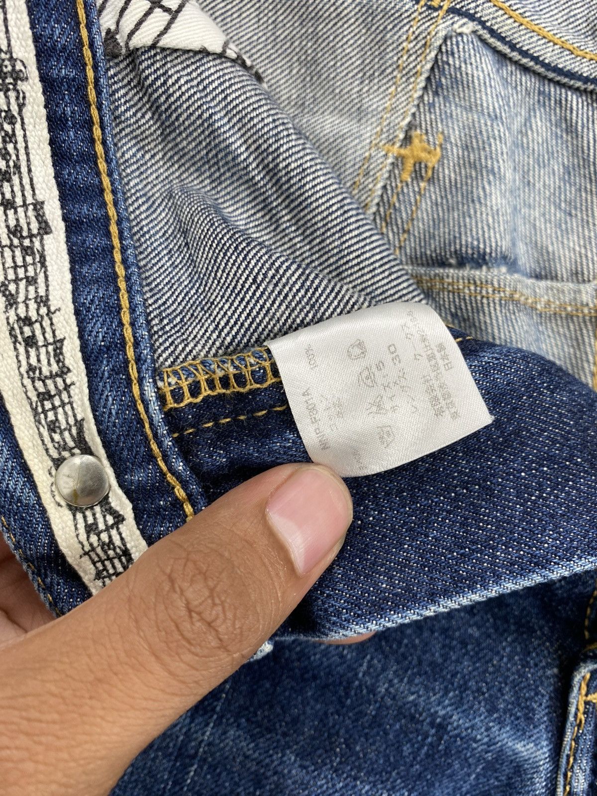 Number (N)ine Vintage Number (N)ine Music Distressed Denim Jeans Faded Size US 32 / EU 48 - 10 Thumbnail