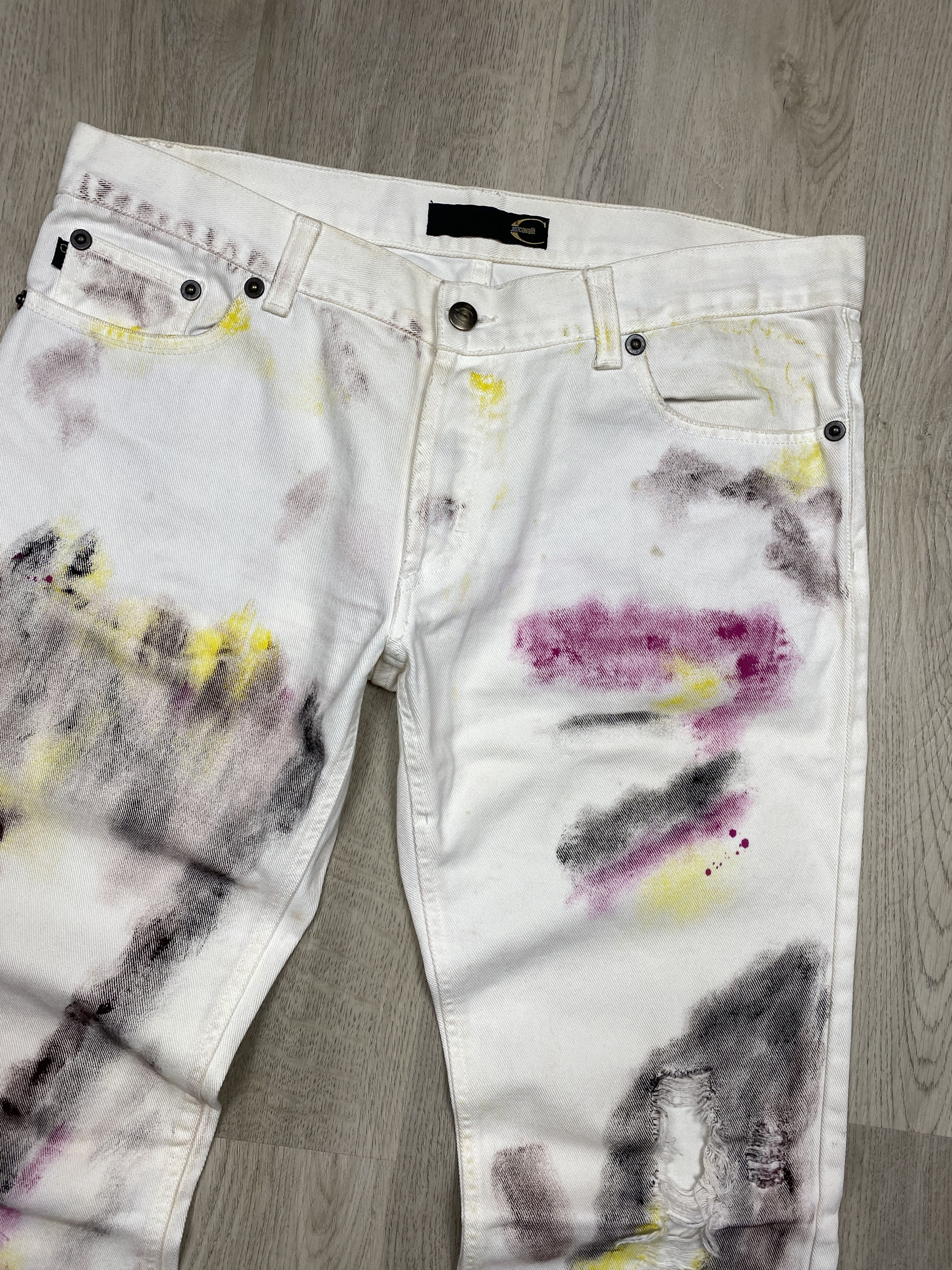 Just Cavalli Roberto Just Cavalli Vintage Mens Denim Pants Size US 38 / EU 54 - 2 Thumbnail