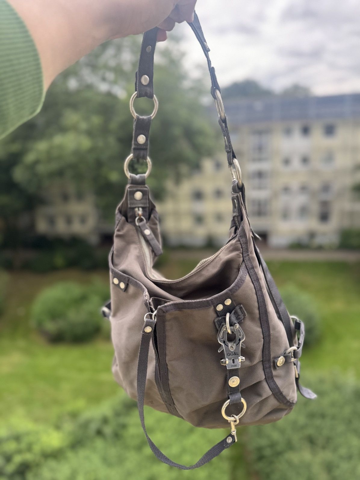 George Gina & Lucy George Gina & Lucy Vintage Distressed Shoulder Handle Bag Size ONE SIZE - 1 Thumbnail