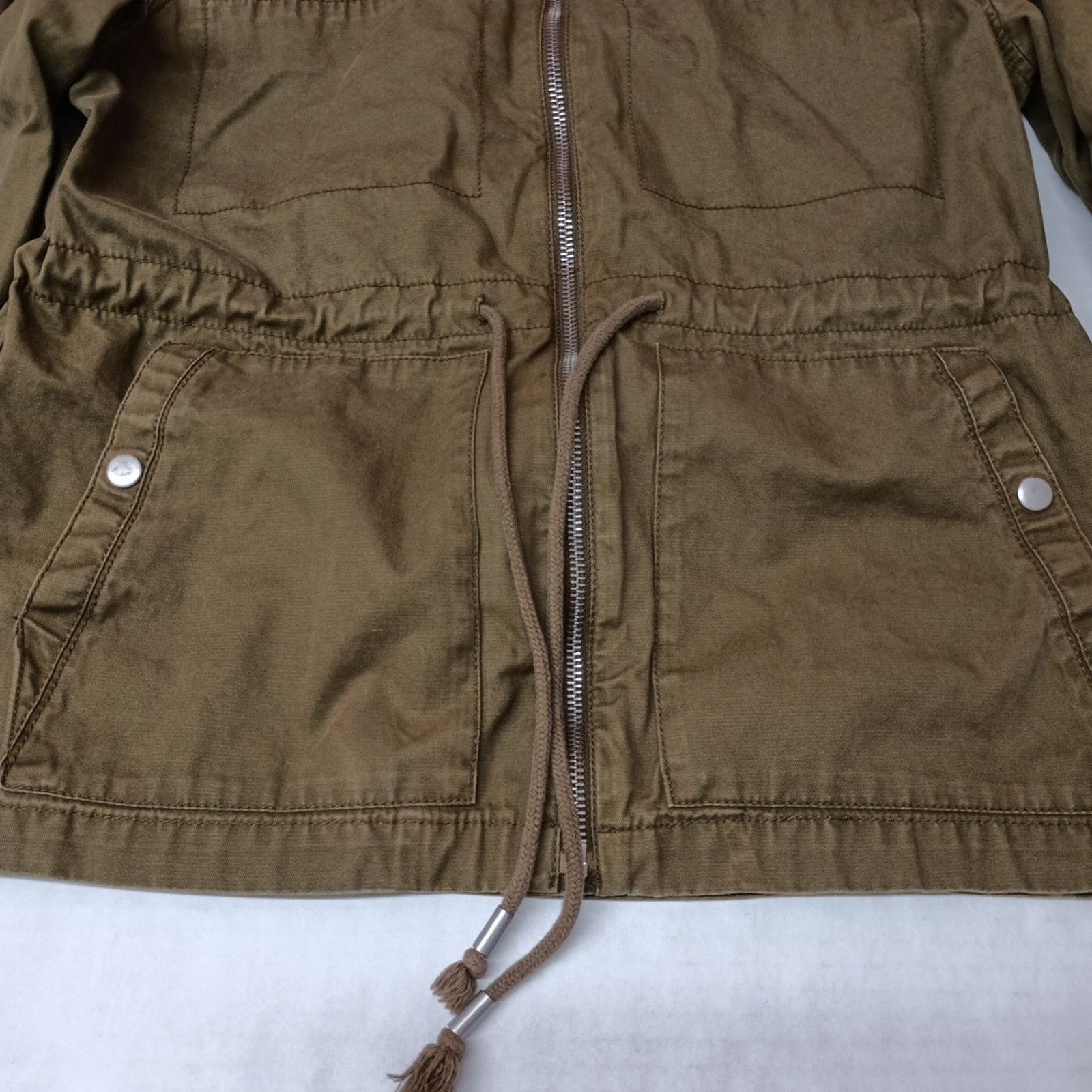 Old Navy Old Navy Women’s Utility Jacket Size M Army Green Full Zip Size M / US 6-8 / IT 42-44 - 2 Thumbnail