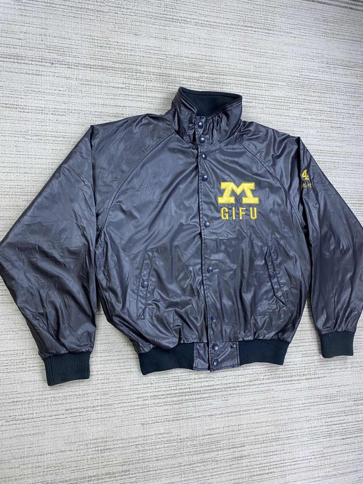 Japanese Brand × Mizuno × Vintage Vintage 90s Mizuno Gifu Japan Baseball Team Bombers Jacket Size US L / EU 52-54 / 3 - 4 Thumbnail