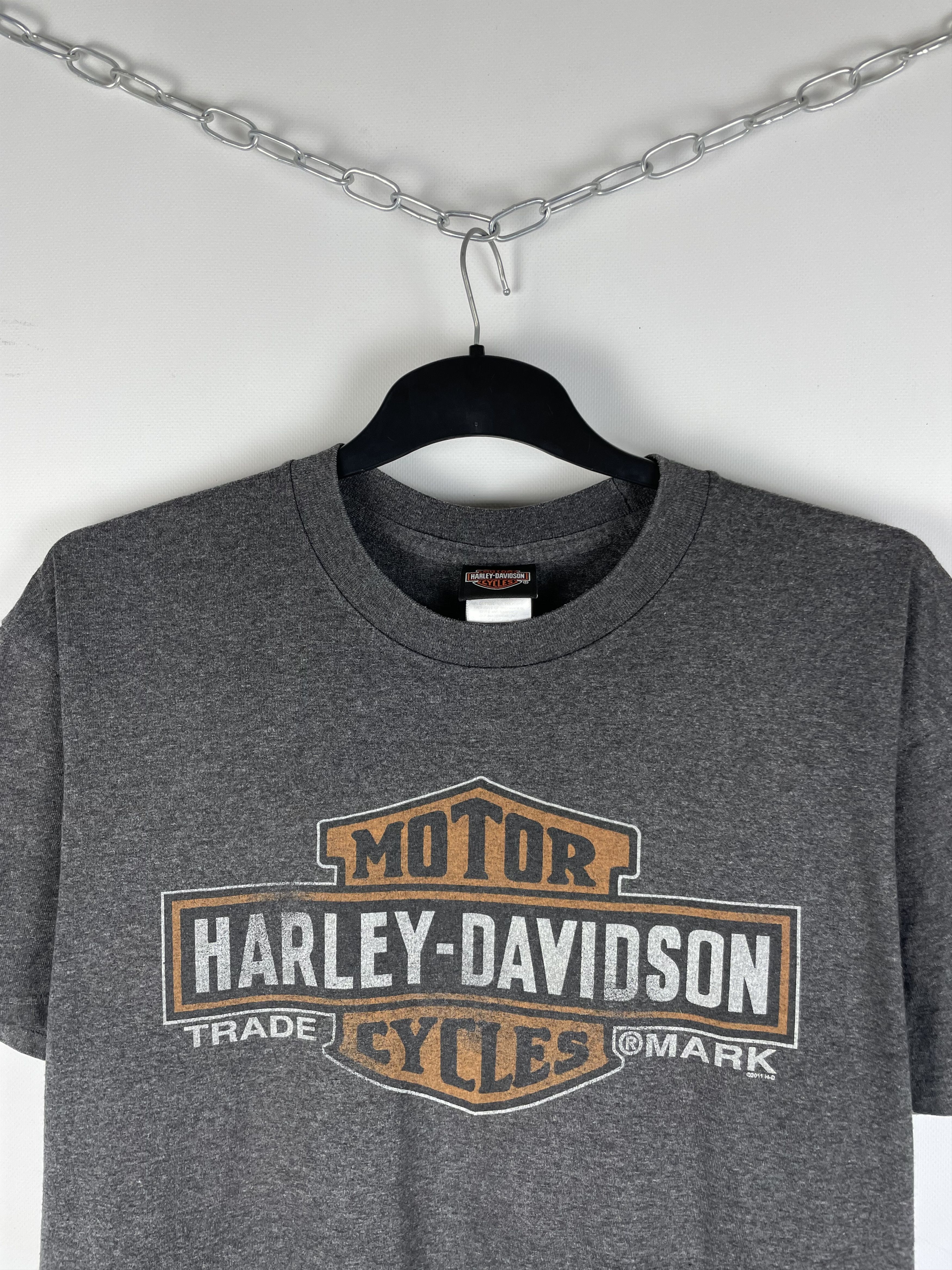 Harley Davidson Vintage HARLEY DAVIDSON Tee Graphic T-Shirt Size US XL / EU 56 / 4 - 3 Thumbnail