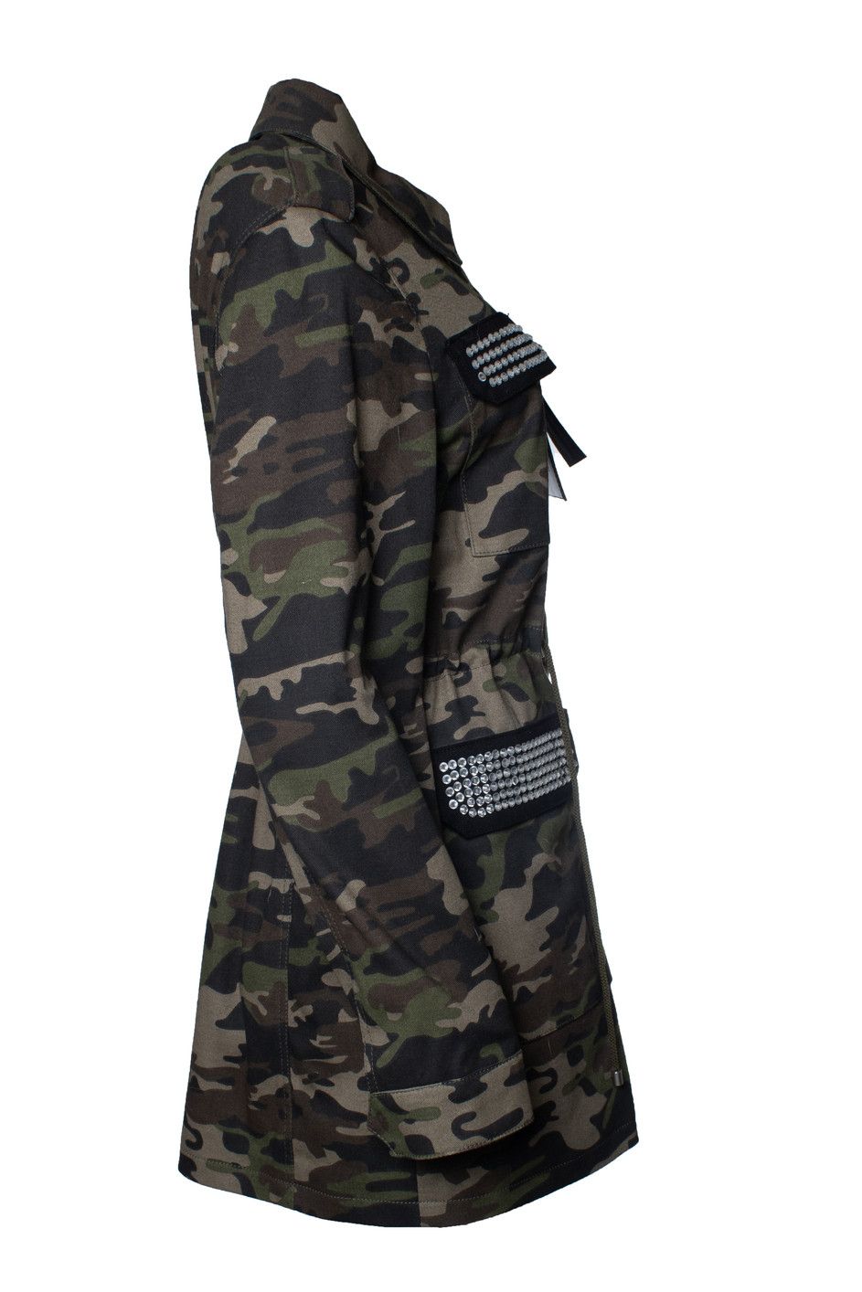 Philipp Plein Philipp Plein, camo printed parka with crystals Size S / US 4 / IT 40 - 3 Thumbnail