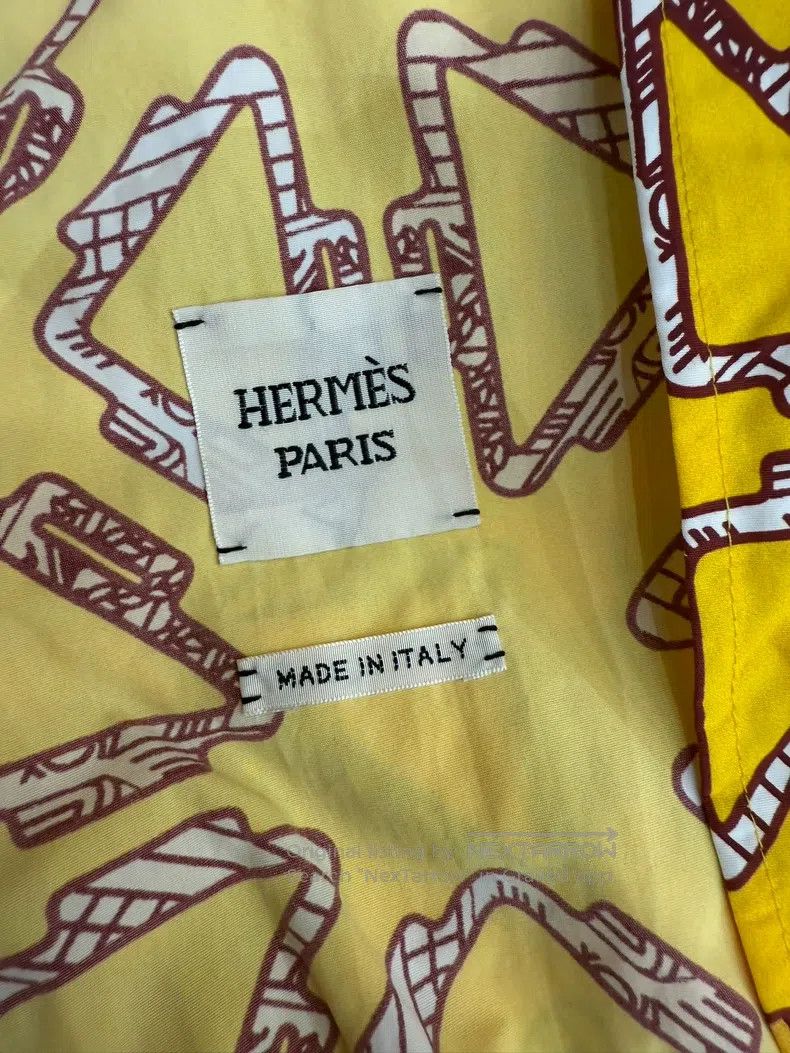 Hermes Hermes Tartan leather harness short windbreaker Size XXS / US 00 / IT 34 - 5 Thumbnail