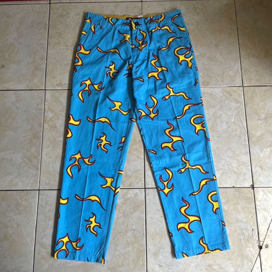 GOLFWANG GRAND LOGO LINEN TROUSER 32インチ Golf Wang Grand logo linen trouser-brown | Grailed