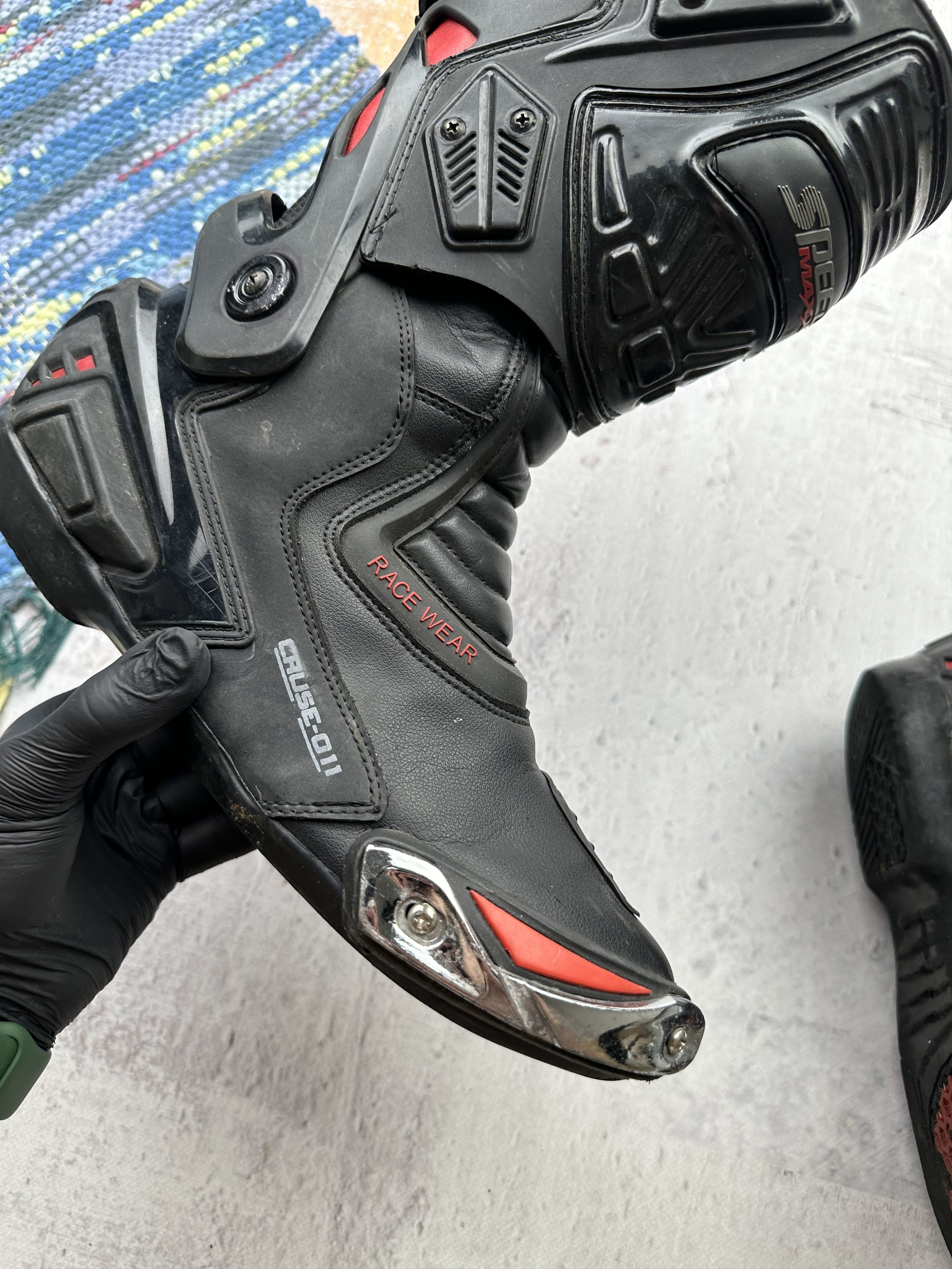 Japanese Brand Racing Moto Biker Hype Boots Size US 12 / EU 45 - 15 Thumbnail