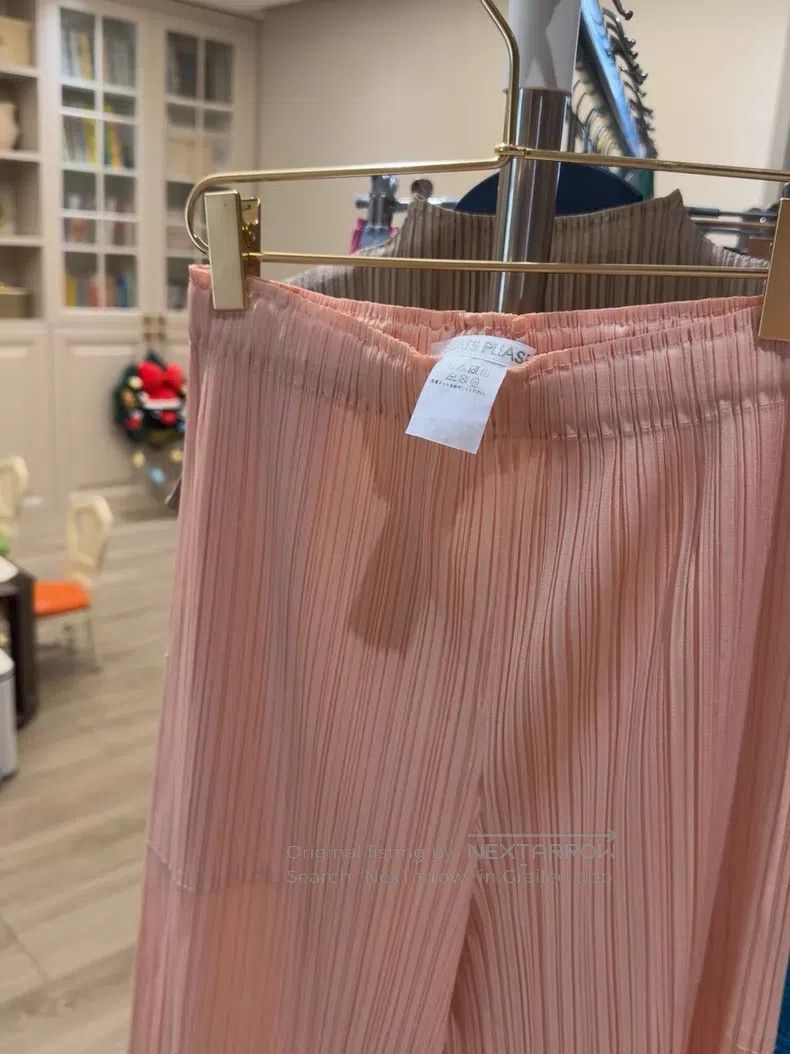 Issey Miyake Issey Miyake Pink Ruched Pants Size 25" / US 0 / IT 36 - 6 Thumbnail