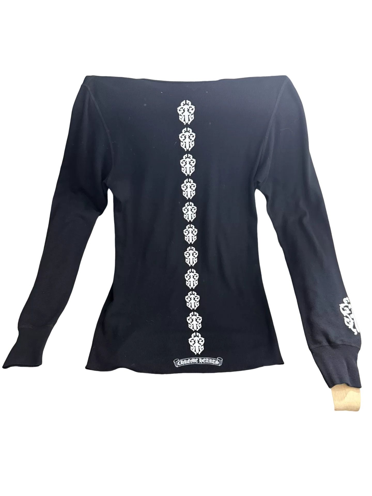 Chrome Hearts Chrome Hearts Waffle Knit Long Sleeve T-Shirt M Size US M / EU 48-50 / 2 - 1 Thumbnail