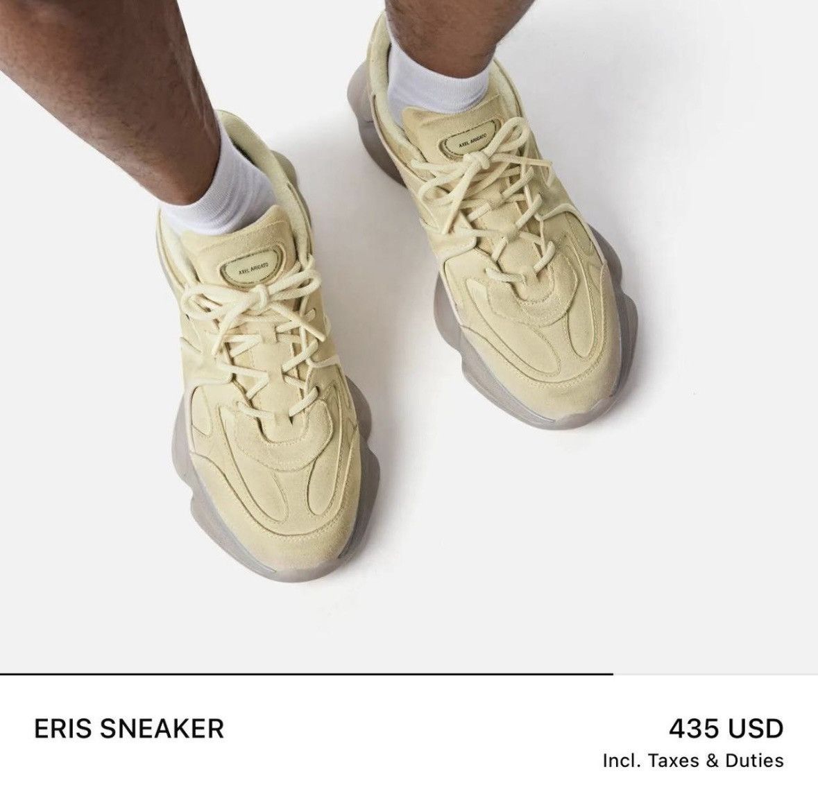 Axel Arigato Axel Arigato Eris Sneaker, EU 40, Butter Yellow Size US 7.5 / EU 40-41 - 6 Thumbnail