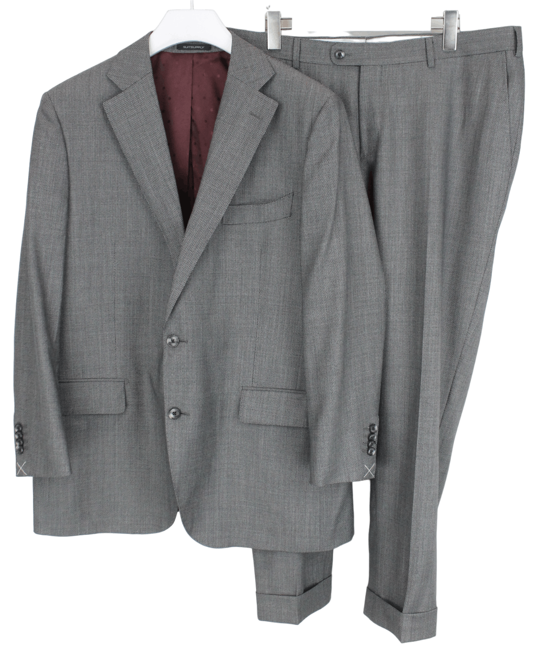 Suitsupply SUITSUPPLY La Spalla / Brescia Suit Mens UK 48 / UK 46 Wool Size 46R - 1 Thumbnail