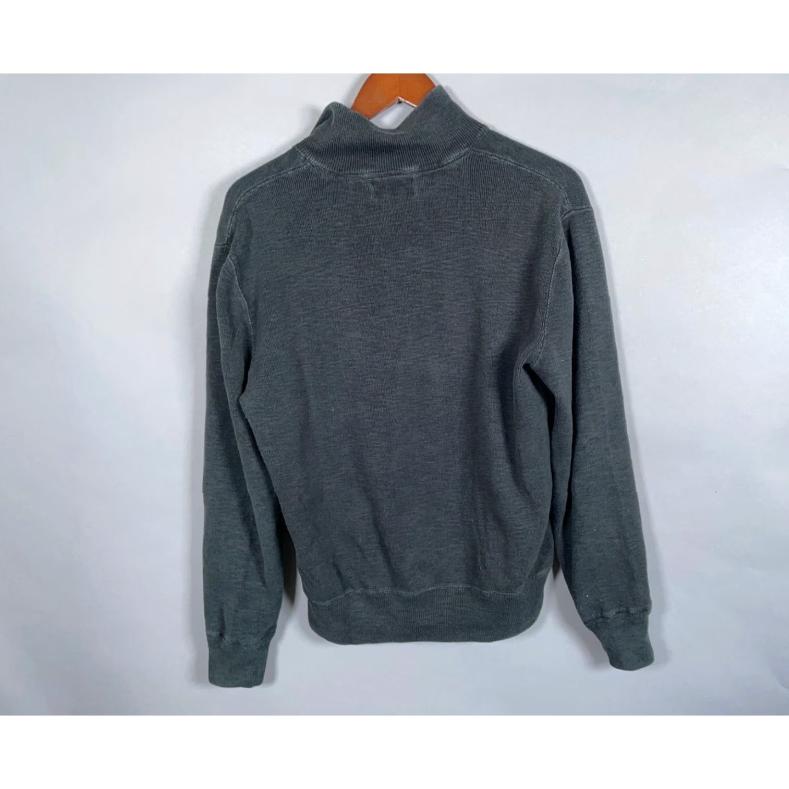 Polo Ralph Lauren Polo Ralph Lauren 1/4 Zip Sweater Adult Medium Gray Graphic Print Embroidered Preppy Mens Size US M / EU 48-50 / 2 - 3 Thumbnail
